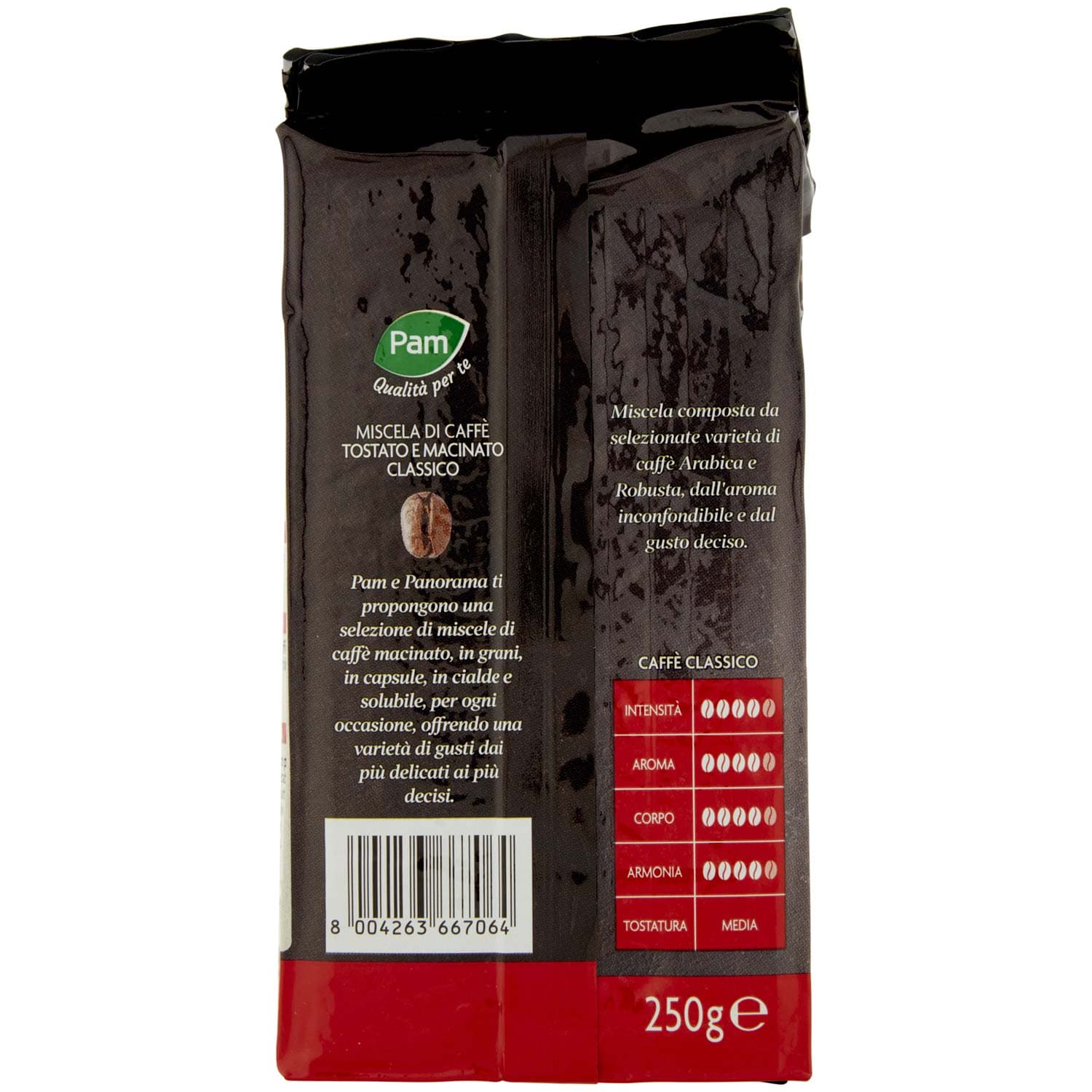 PAM Qualità per te Caffè Classico gusto deciso 250 g – immagine 5