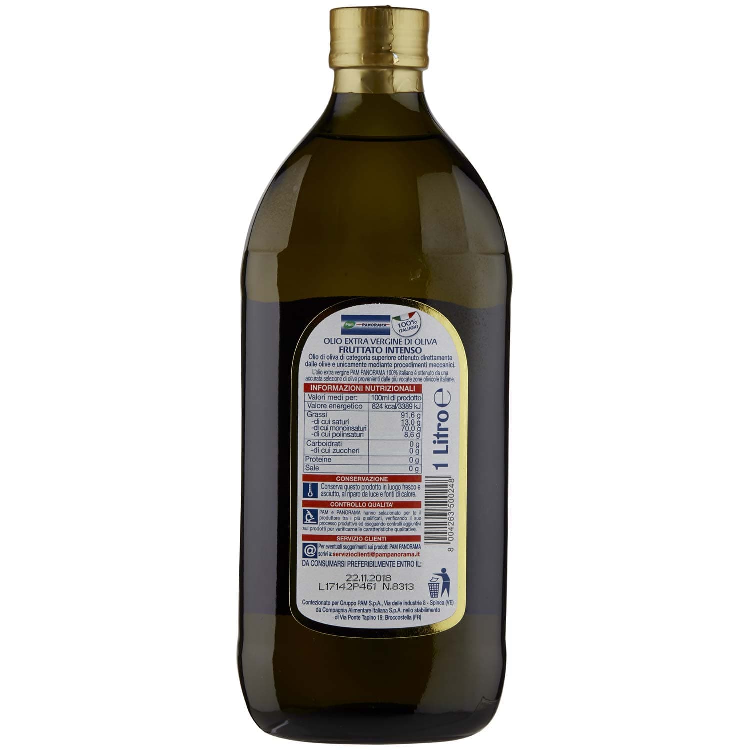 PAM PANORAMA Olio Extra Vergine di Oliva Fruttato Intenso 1 L – immagine 5