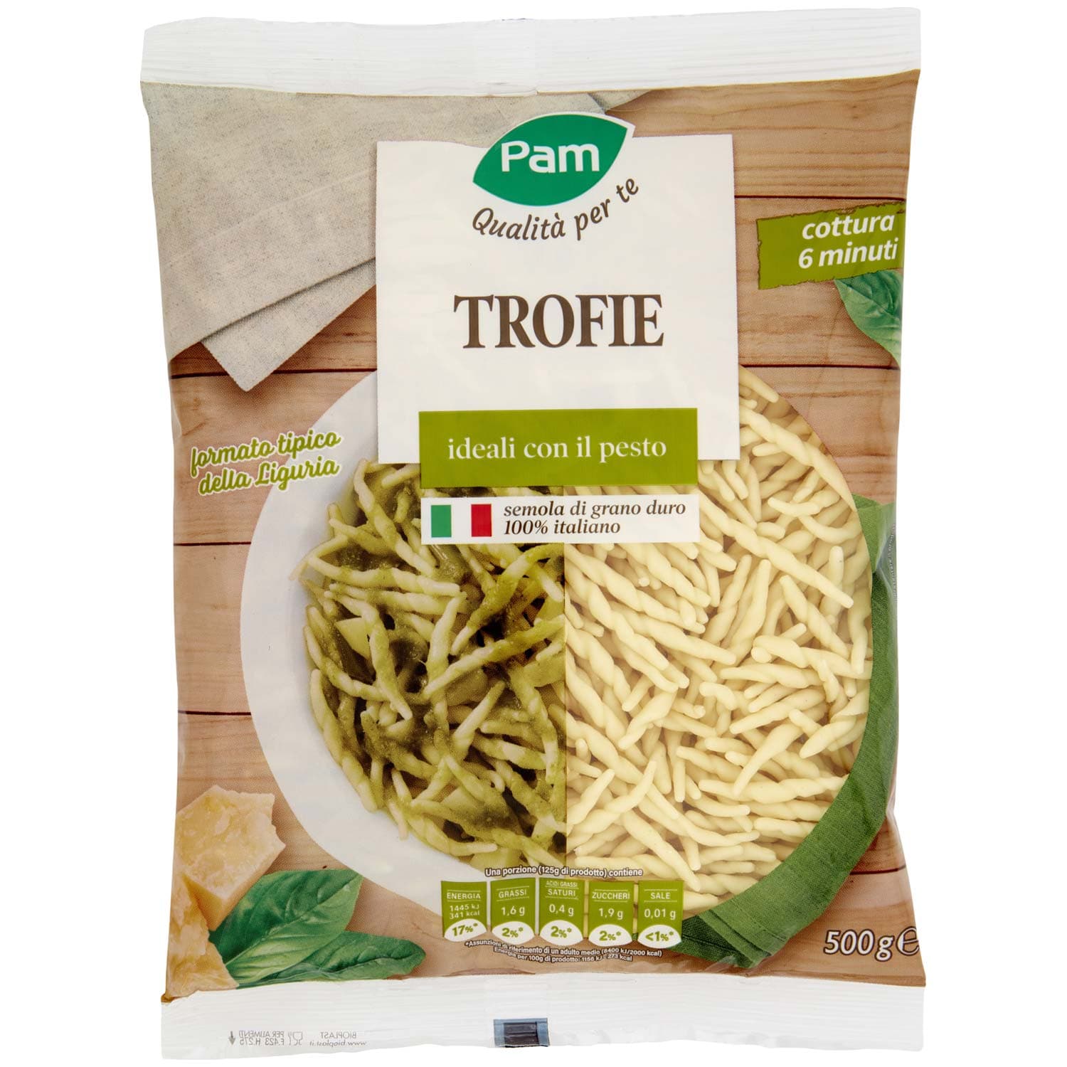 PAM Qualità per te Trofie ideali con il pesto 500 g – immagine 3