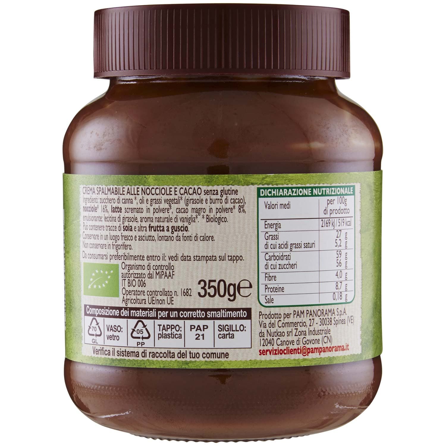 BIO Crema alle nocciole 350 g – immagine 5