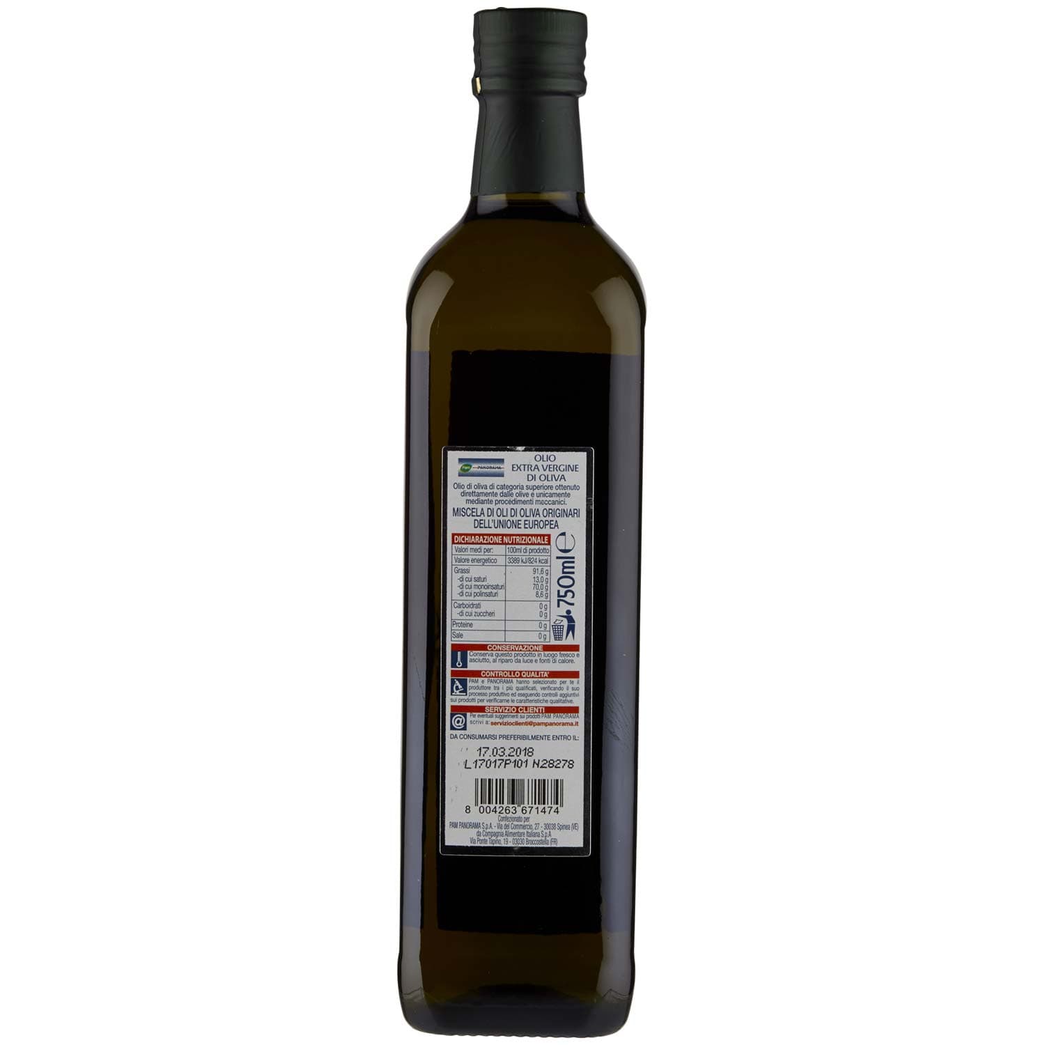 PAM PANORAMA Olio Extra Vergine di Oliva Equilibrato 750 ml – immagine 5