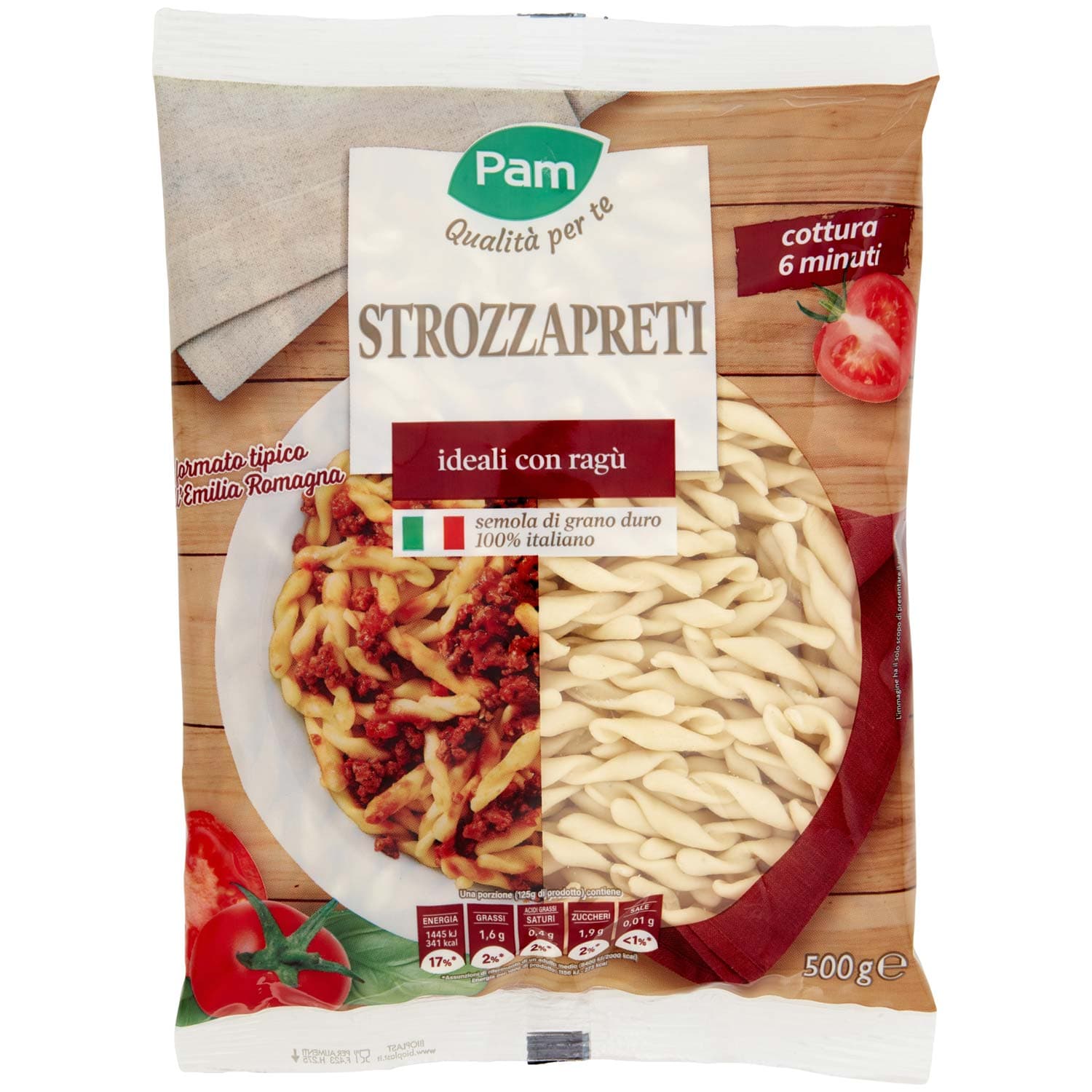PAM Qualità per te Strozzapreti ideali con ragù 500 g – immagine 3