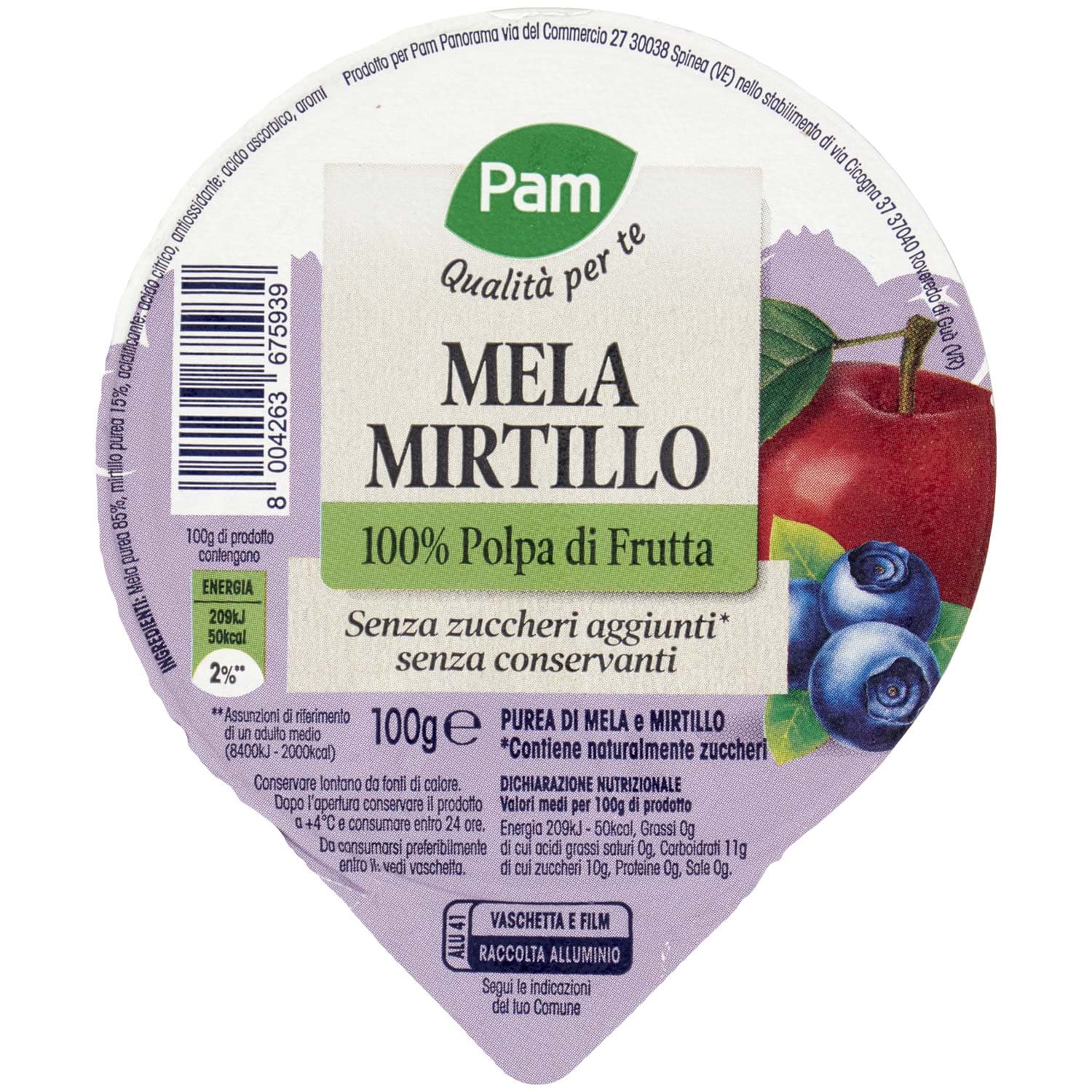 PAM Qualità per te Mela Mirtillo 100 g – immagine 3