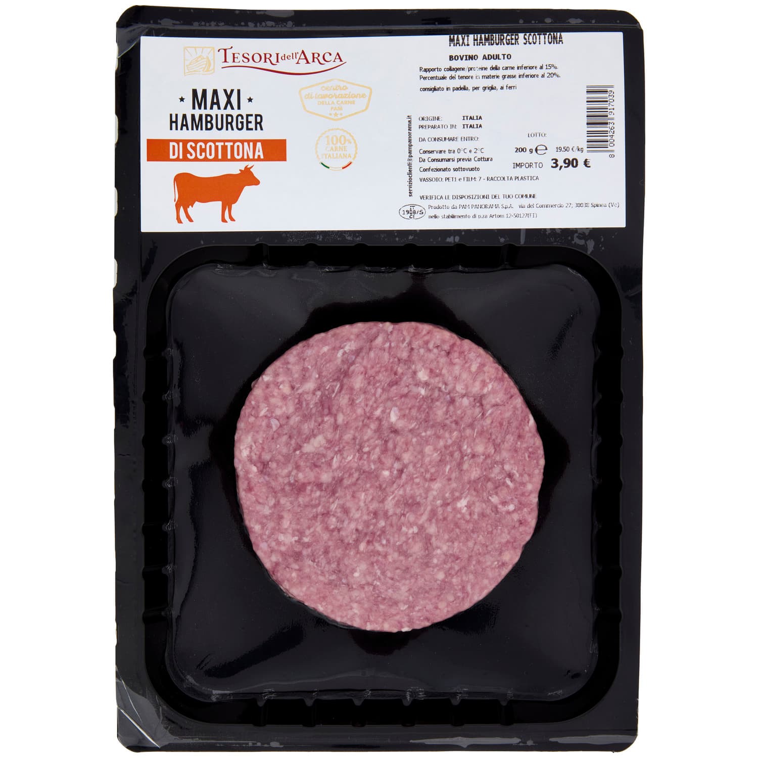 Tesori dell'Arca Maxi Hamburger di Scottona 200 g – immagine 3