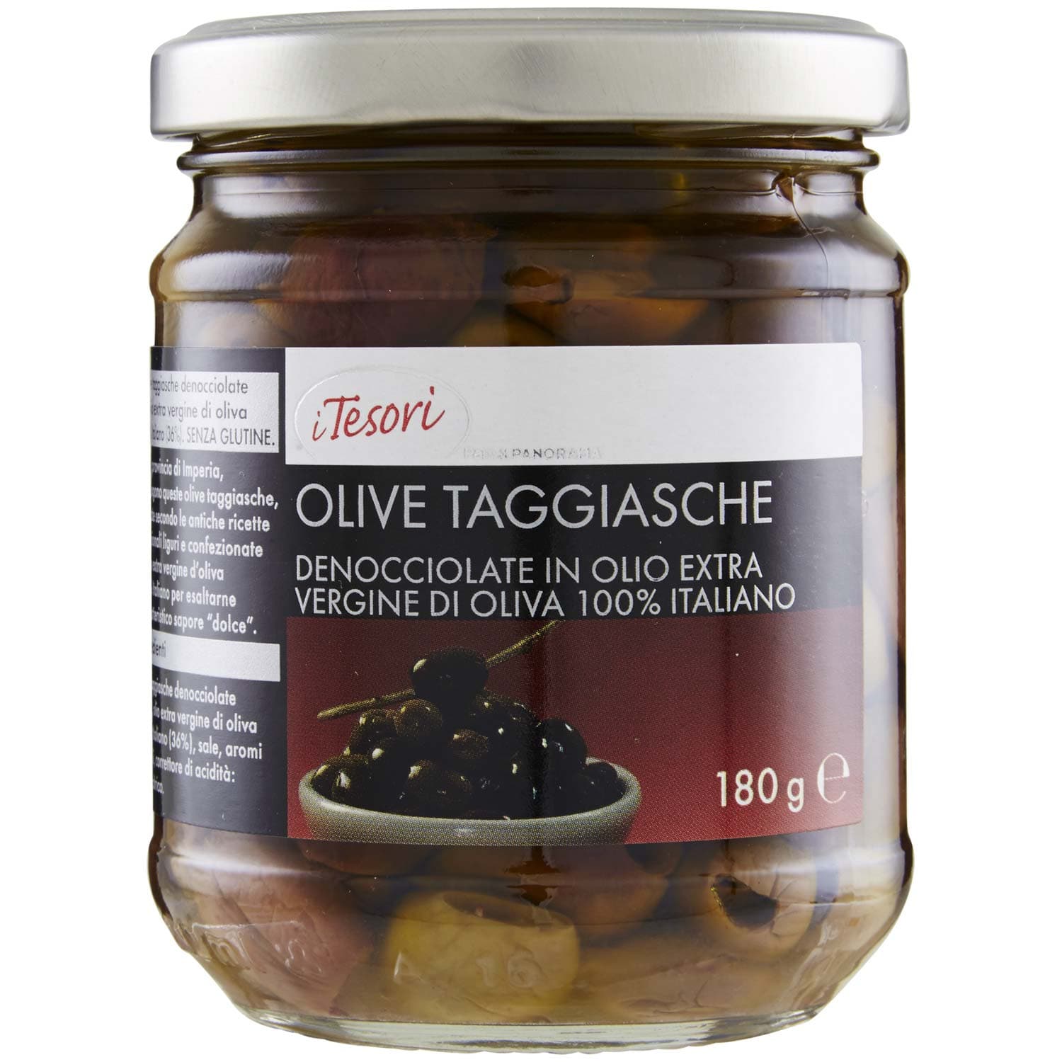 Raineri Olive Taggiasche Denocciolate in Olio Extra Vergine di Oliva 33% 180 g – immagine 3