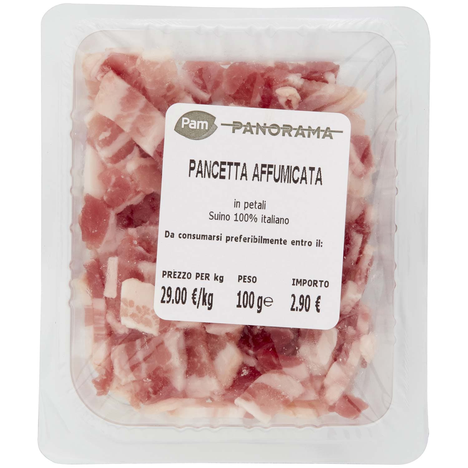 PAM PANORAMA Pancetta Affumicata in petali 100 gg – immagine 3