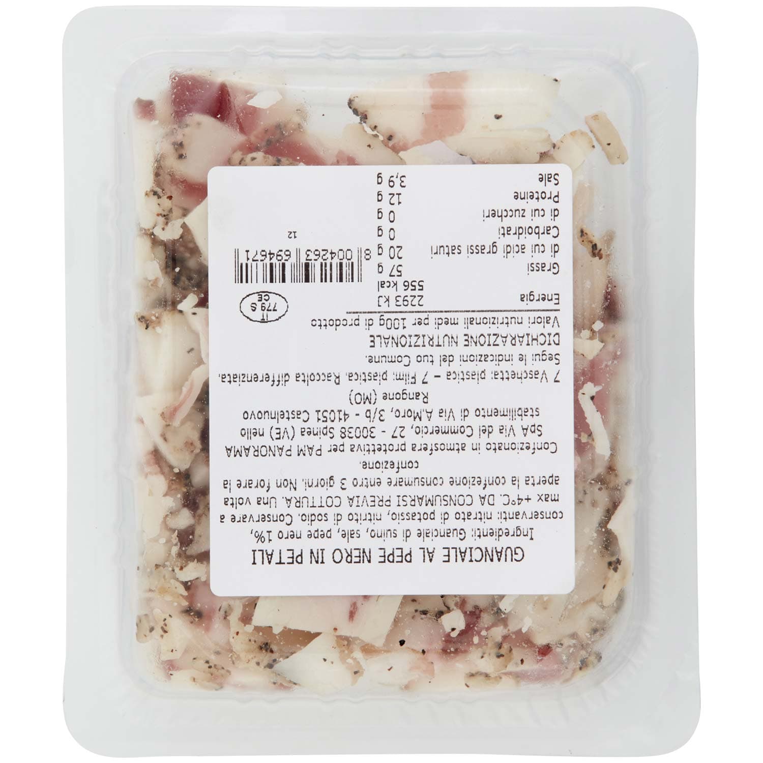 PAM PANORAMA Guanciale al Pepe Nero in petali 100 g – immagine 5