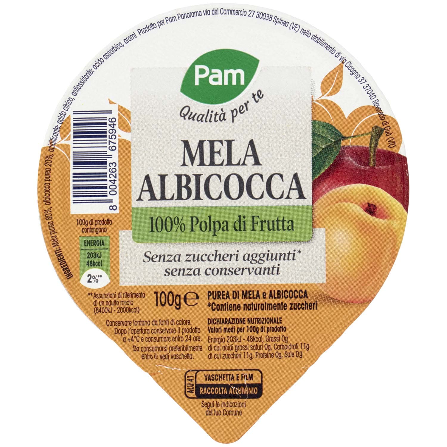 PAM Qualità per te Mela Albicocca 100 g – immagine 3