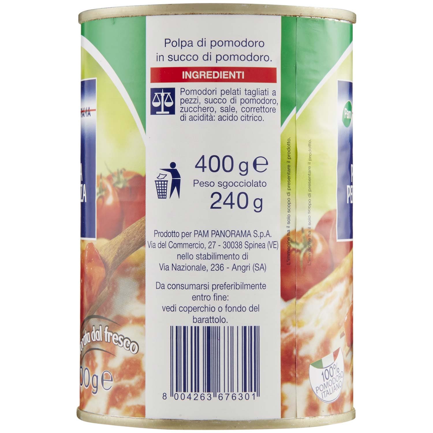 PAM PANORAMA Polpa per Pizza 400 g – immagine 4