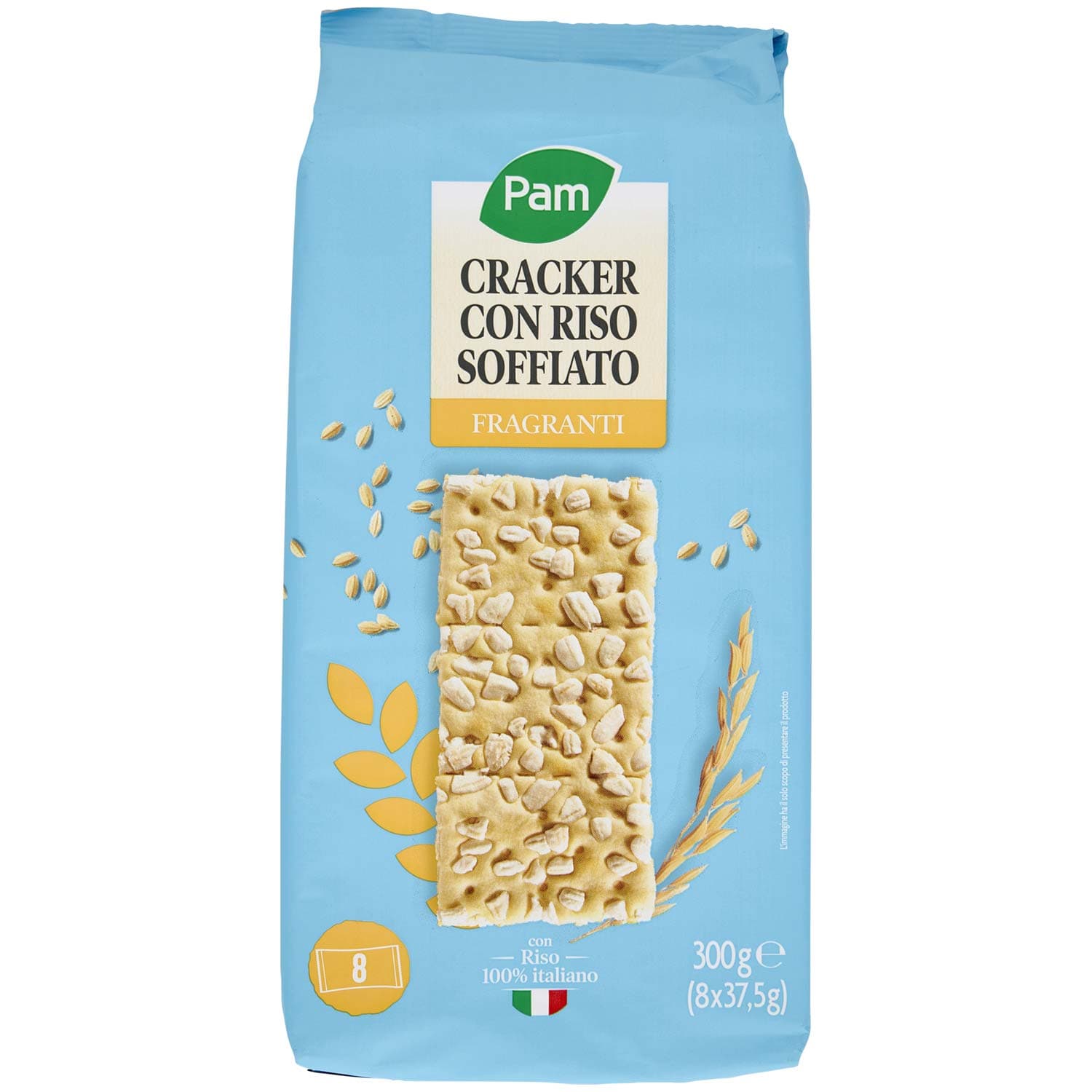 PAM Cracker con Riso Soffiato Fragranti 8 x 37,5 g – immagine 3