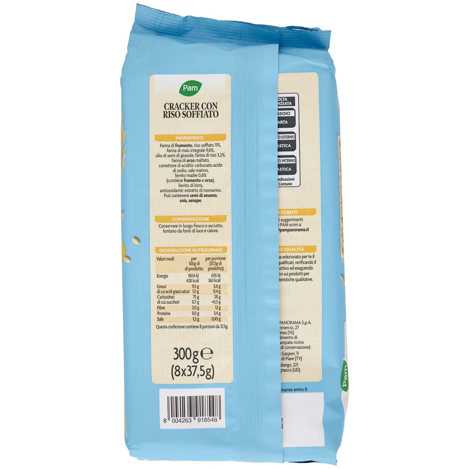 PAM Cracker con Riso Soffiato Fragranti 8 x 37,5 g – immagine 5