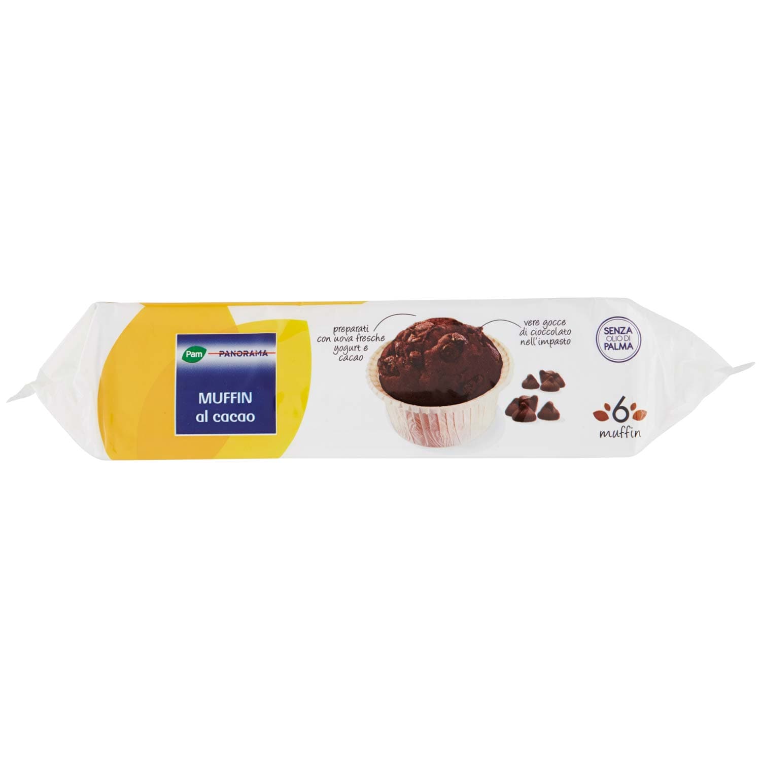 PAM PANORAMA Muffin al cacao 252g (42g x 6) – immagine 4
