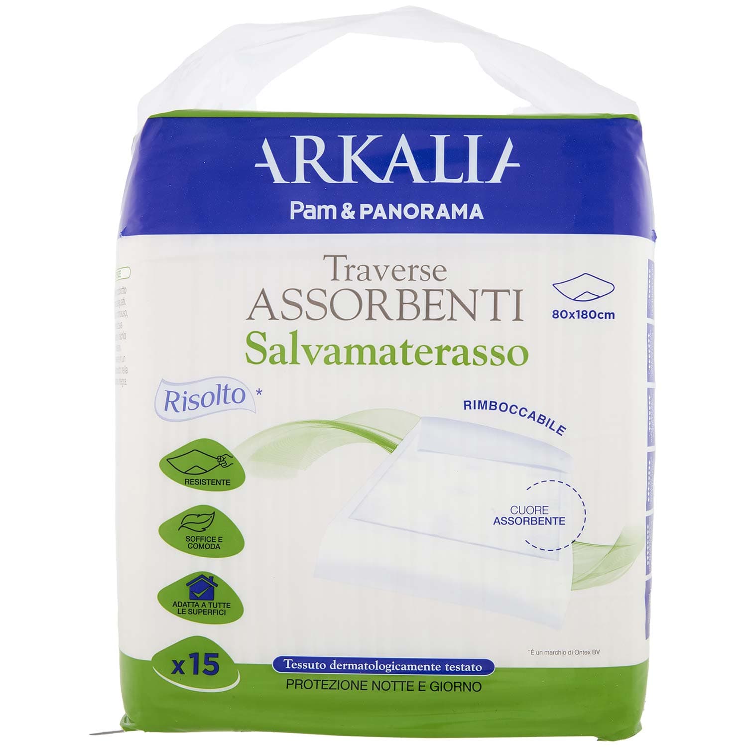 Traverse assorbenti salvamaterasso 80 x180 cm Arkalia 15 pezzi – immagine 3