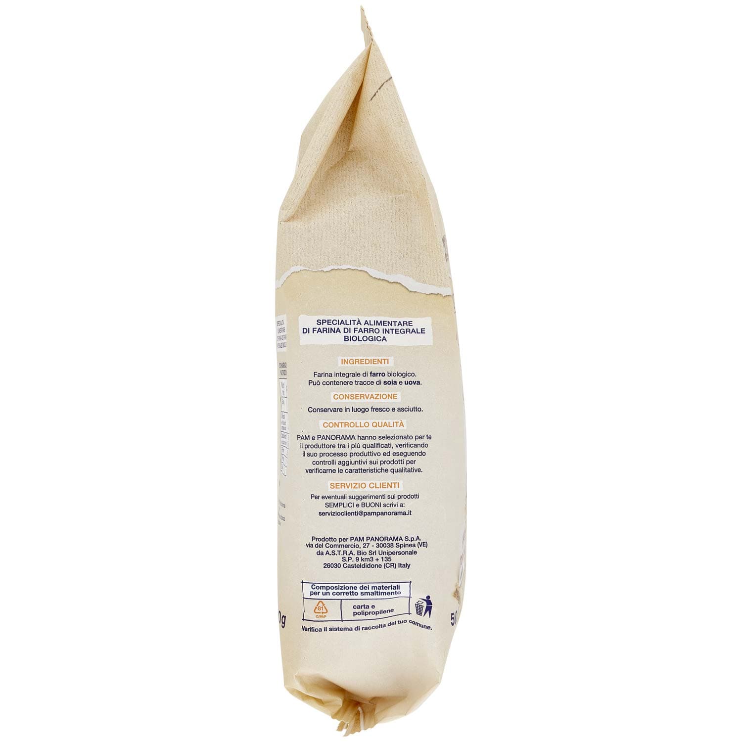SEMPLICI E BUONI Fonte di Fibre Penne di Farro Integrale BIO 500 g – immagine 4