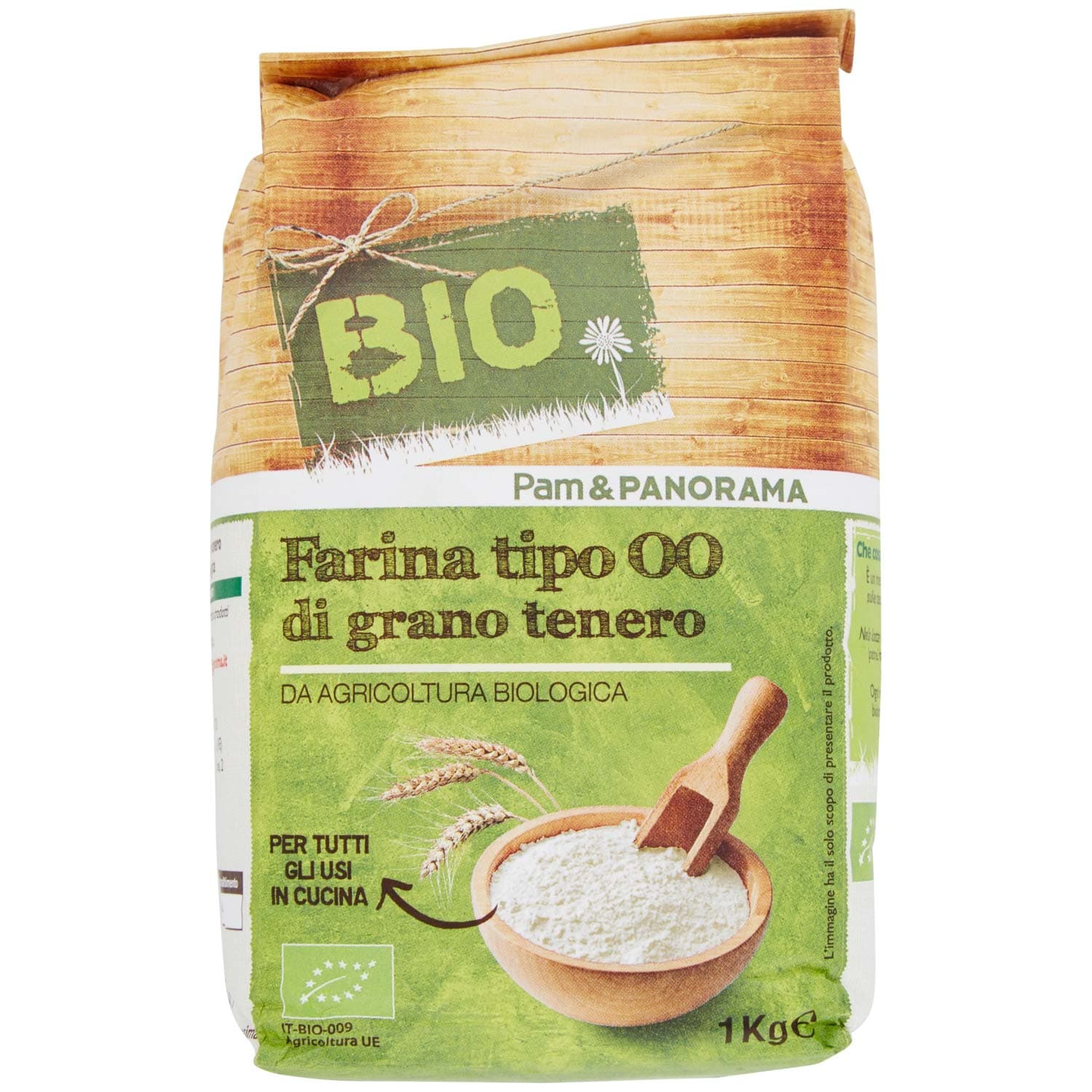BIO Farina tipo 00 di grano tenero 1 Kg – immagine 3