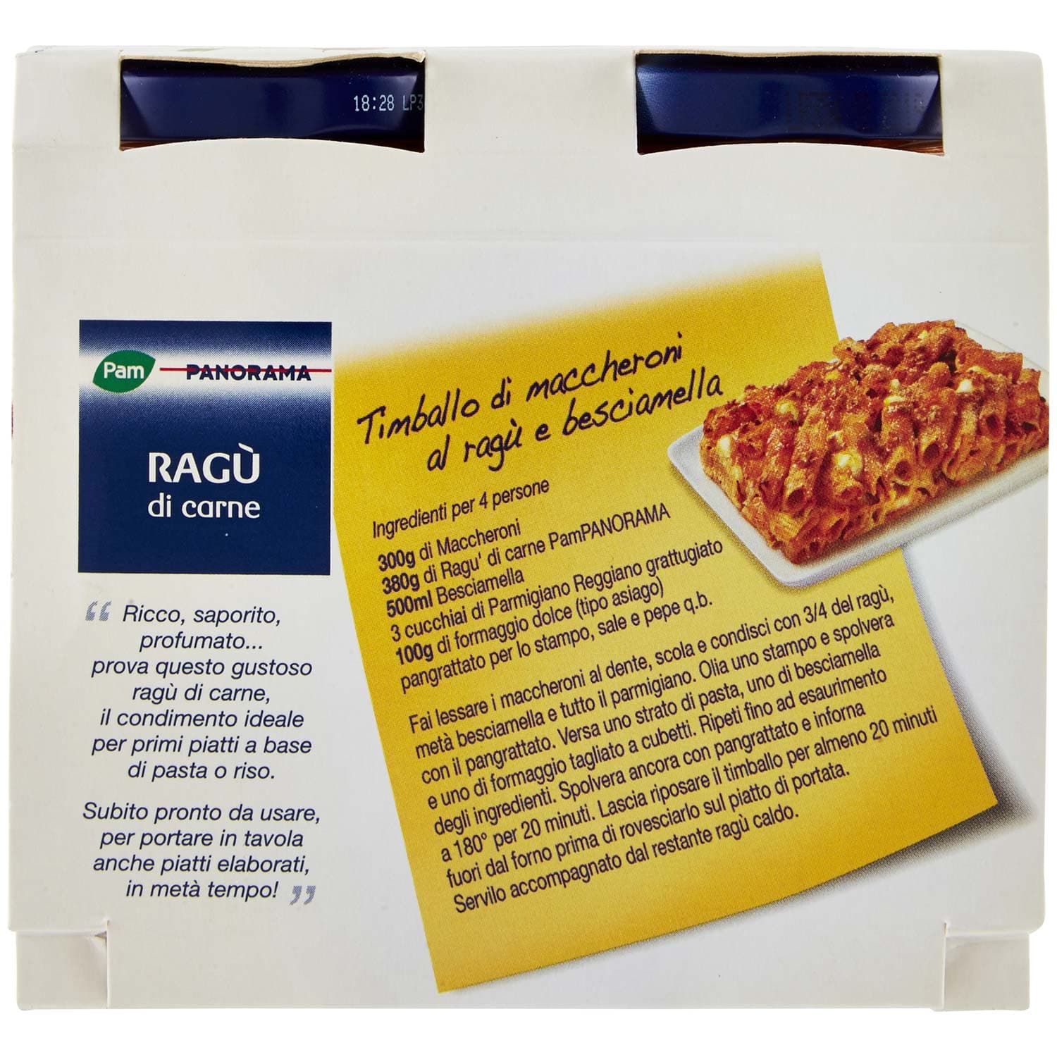 PAM PANORAMA Ragù di carne 380g (190g x 2) – immagine 5