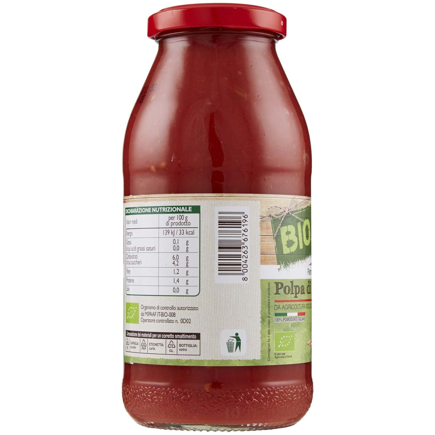 BIO Polpa di pomodoro 500 g – immagine 4
