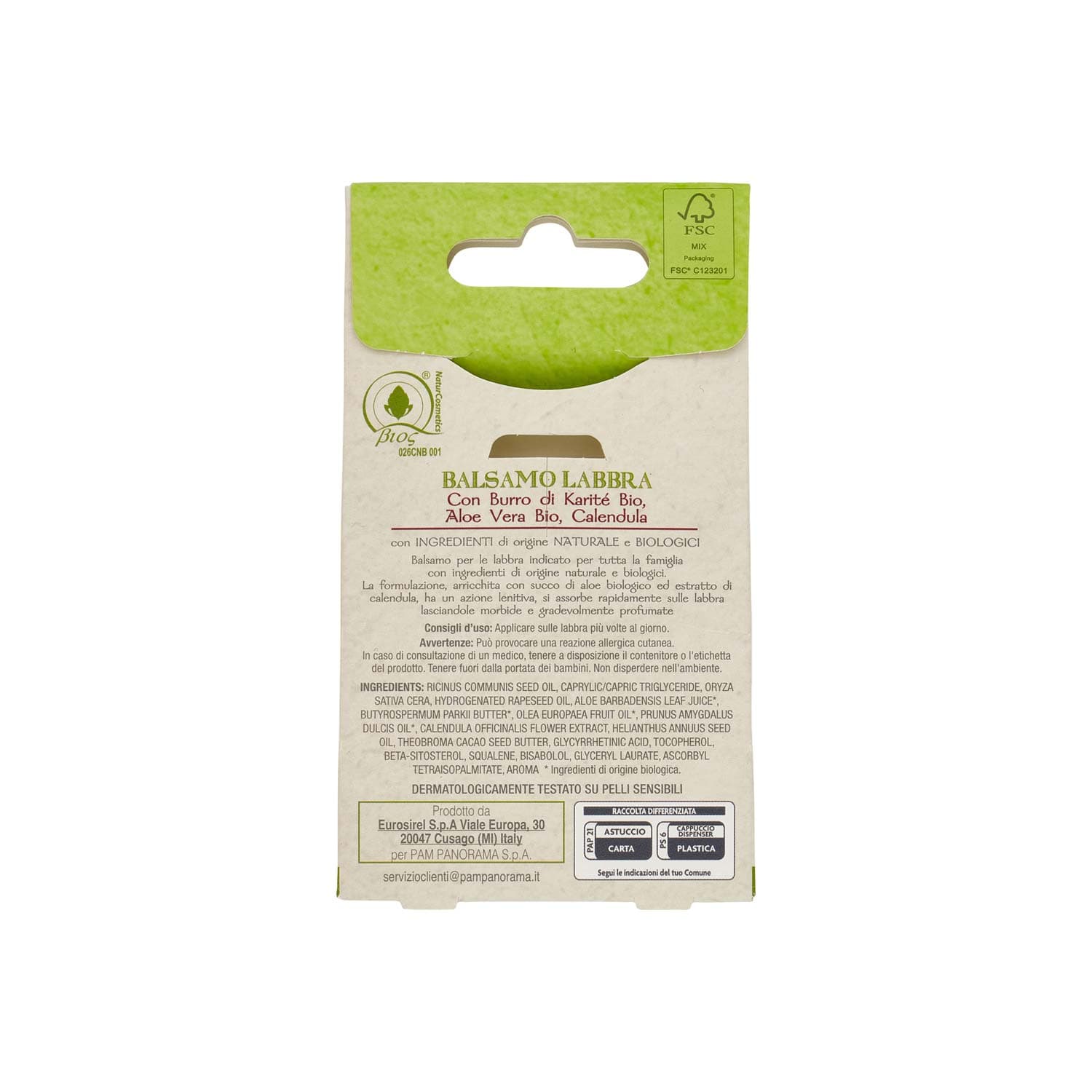 ARKALIA BIO Balsamo Labbra con burro di Karitè 4,8 g – immagine 5
