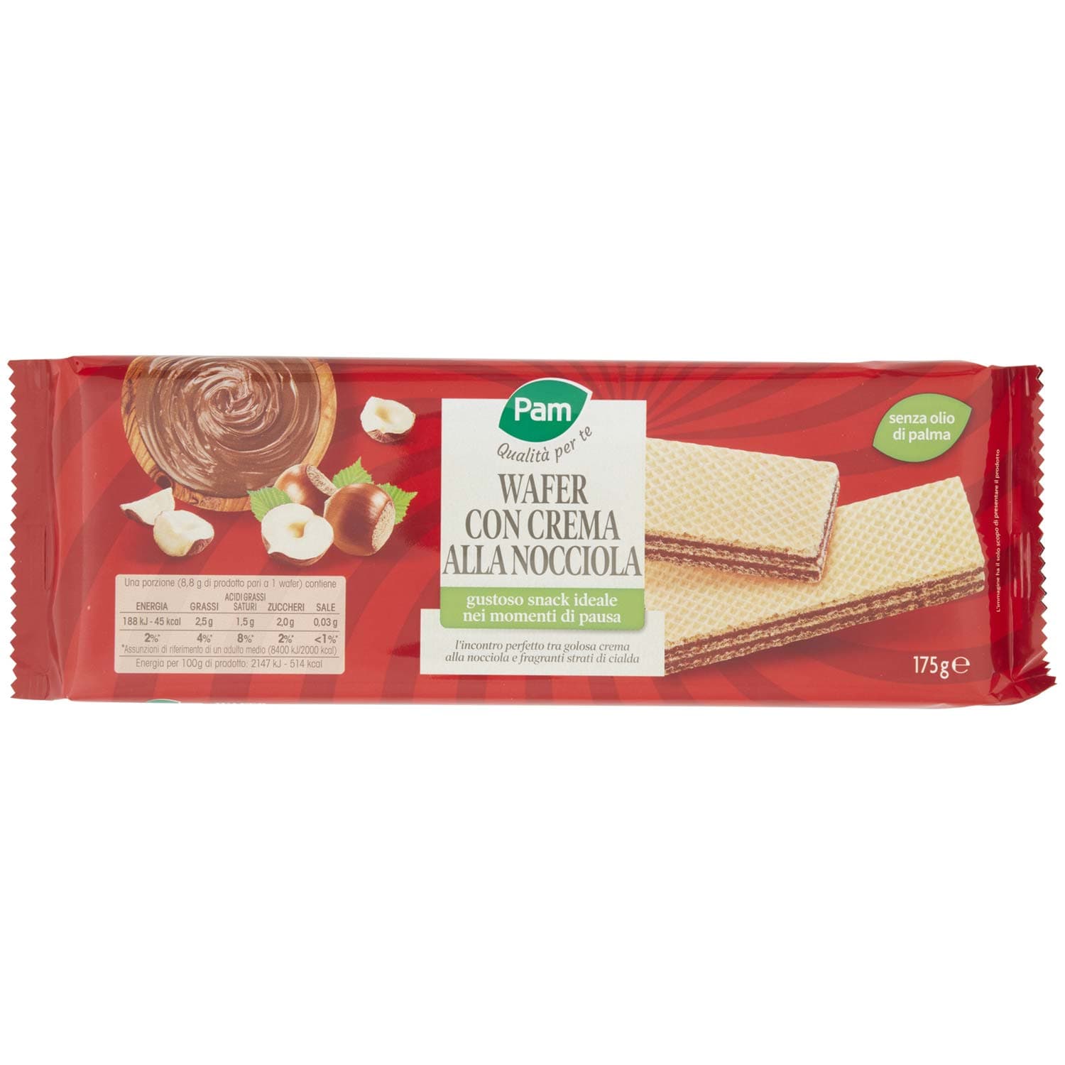 PAM PANORAMA Wafer con crema alla nocciola 175 g – immagine 3