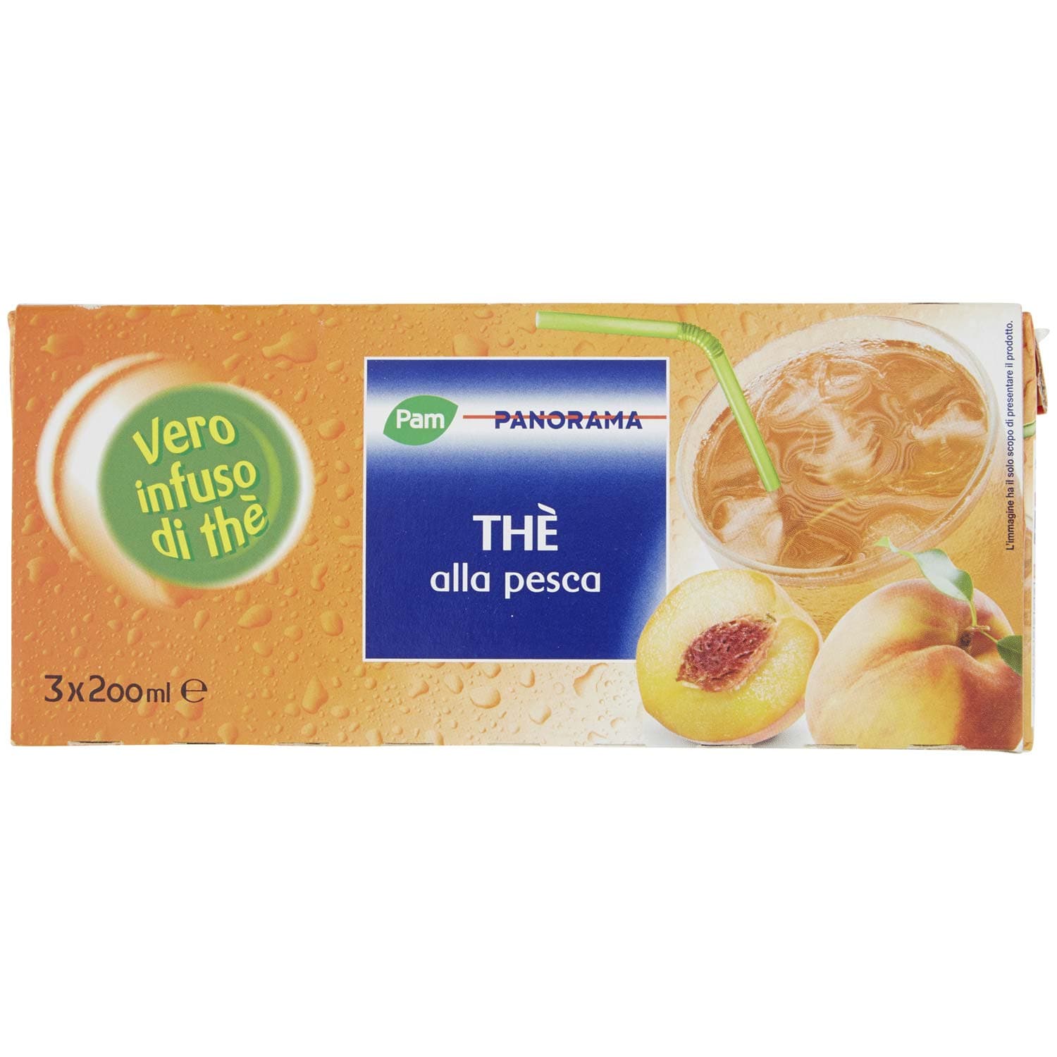 PAM PANORAMA Thè alla pesca 600 ml (200ml x 3) – immagine 3