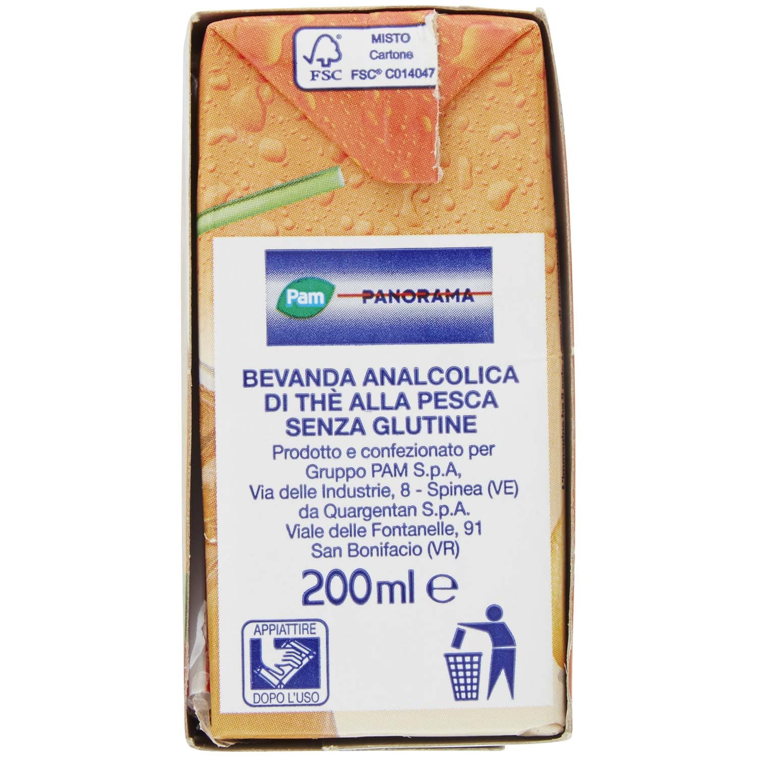 PAM PANORAMA Thè alla pesca 600 ml (200ml x 3) – immagine 4