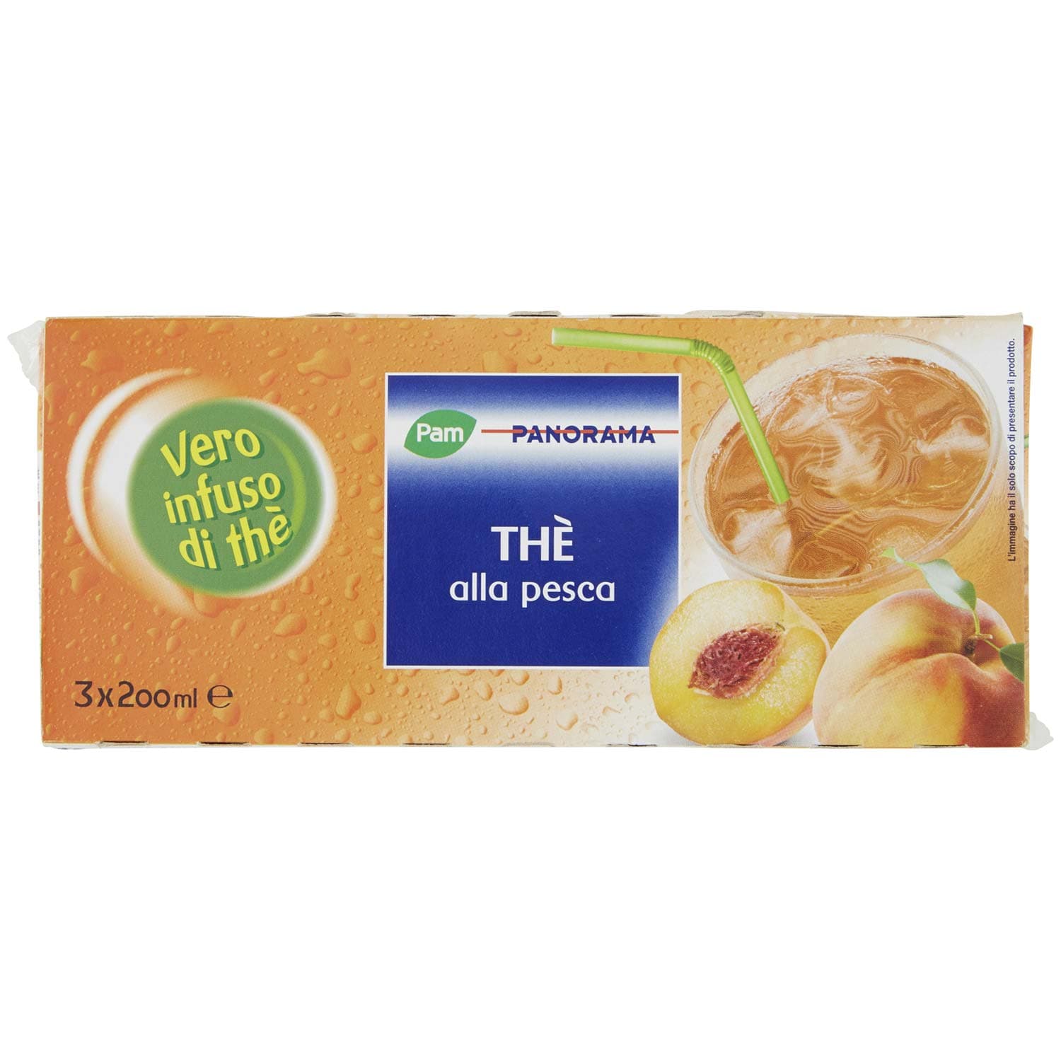 PAM PANORAMA Thè alla pesca 600 ml (200ml x 3) – immagine 5