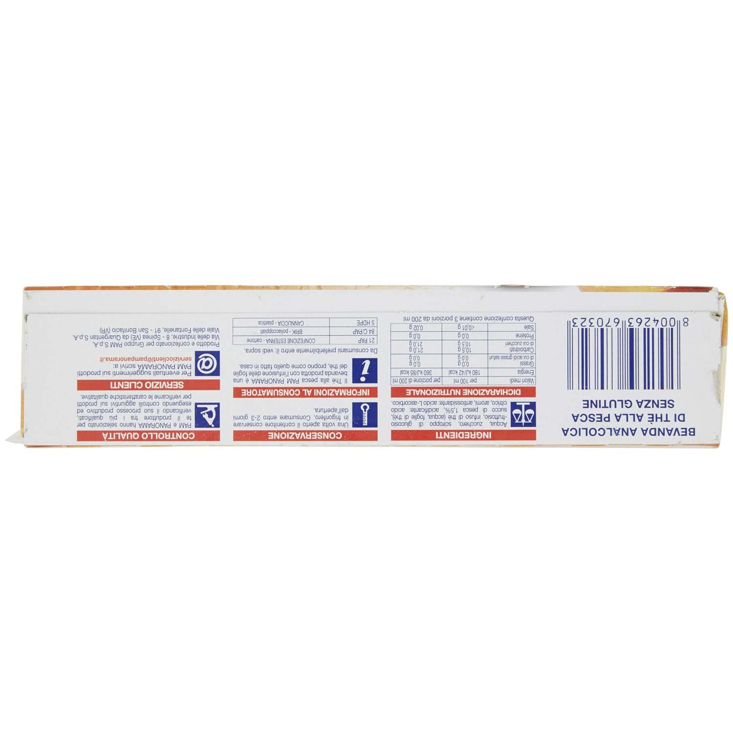 PAM PANORAMA Thè alla pesca 600 ml (200ml x 3) – immagine 8