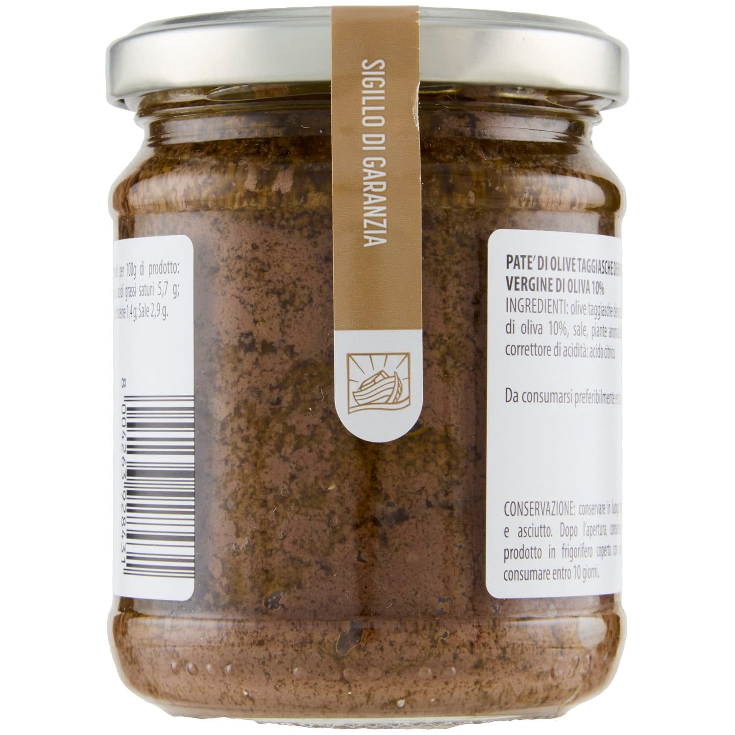 TESORI DELL'ARCA Patè di Olive Taggiasche 180 g – immagine 5