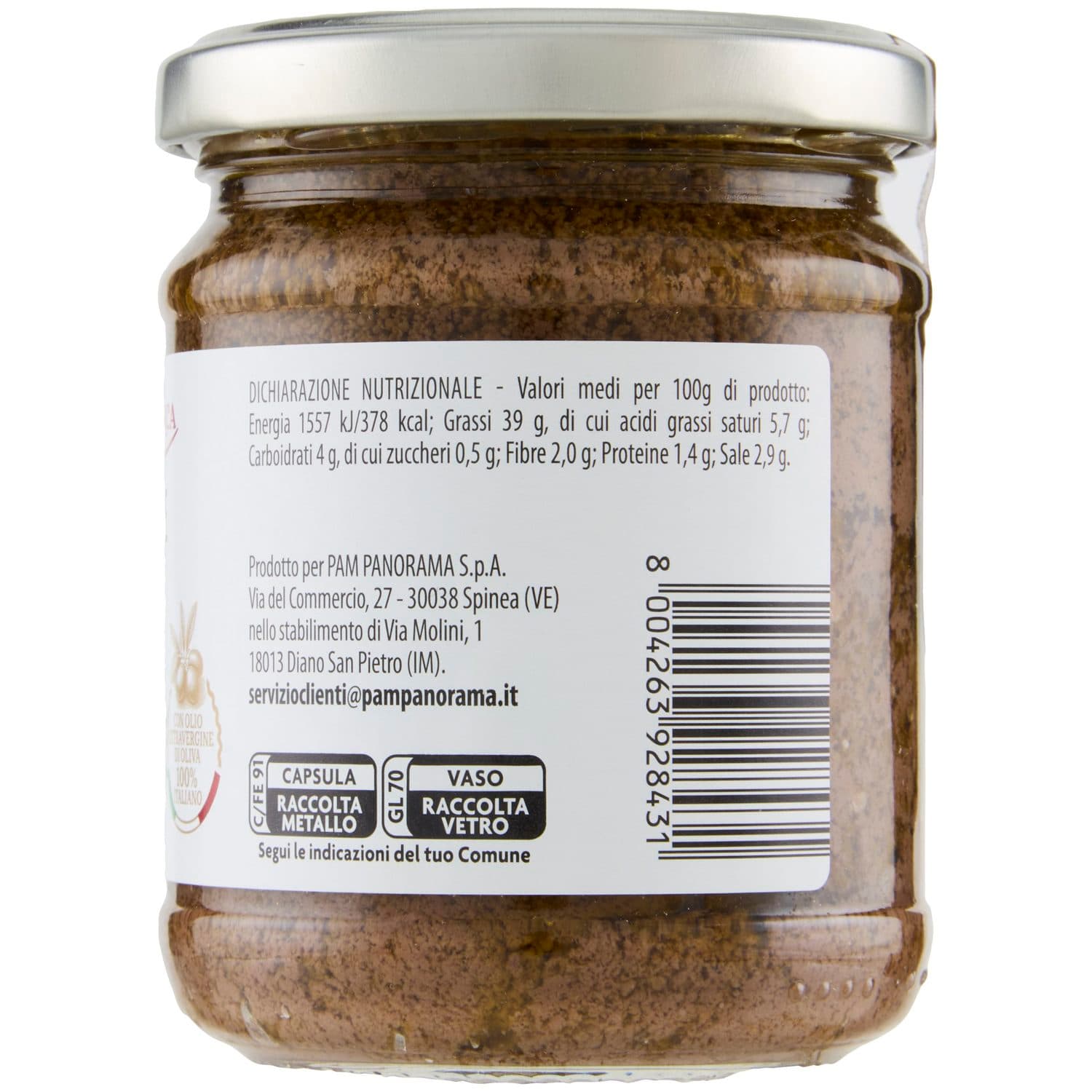 TESORI DELL'ARCA Patè di Olive Taggiasche 180 g – immagine 6