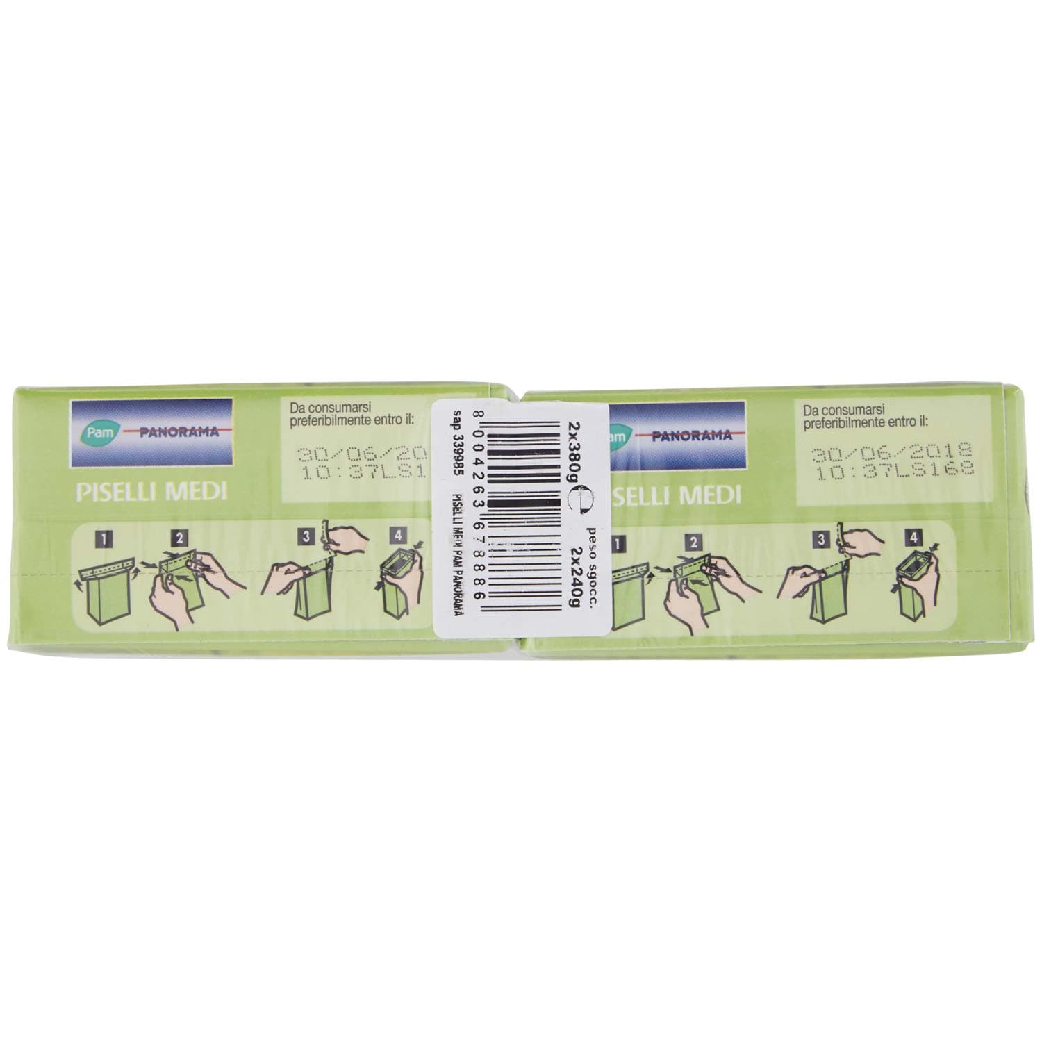PAM PANORAMA Piselli Medi 760g (380g x 2) – immagine 7