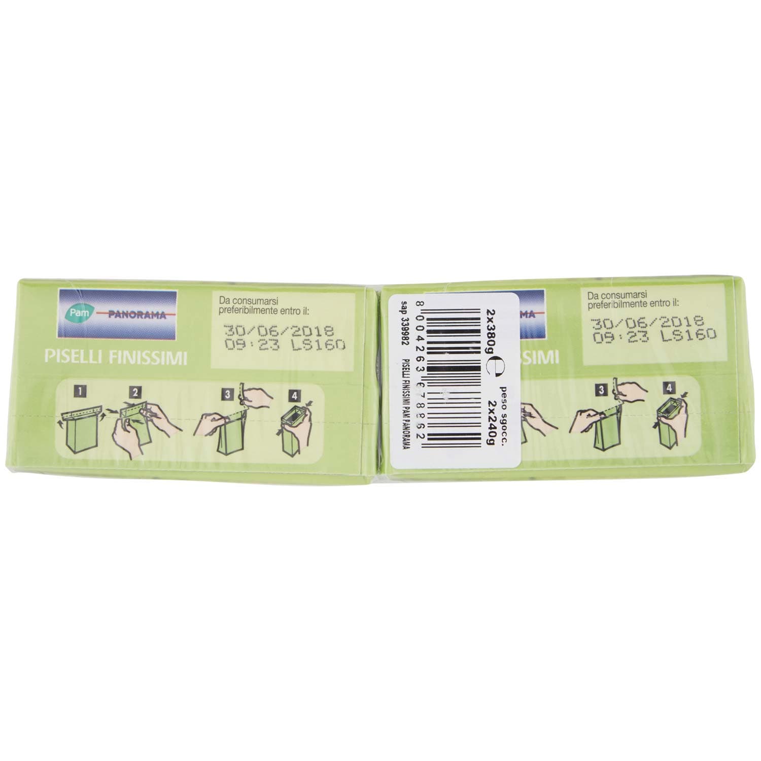 PAM PANORAMA Piselli Finissimi 760g (380g x 2) – immagine 7