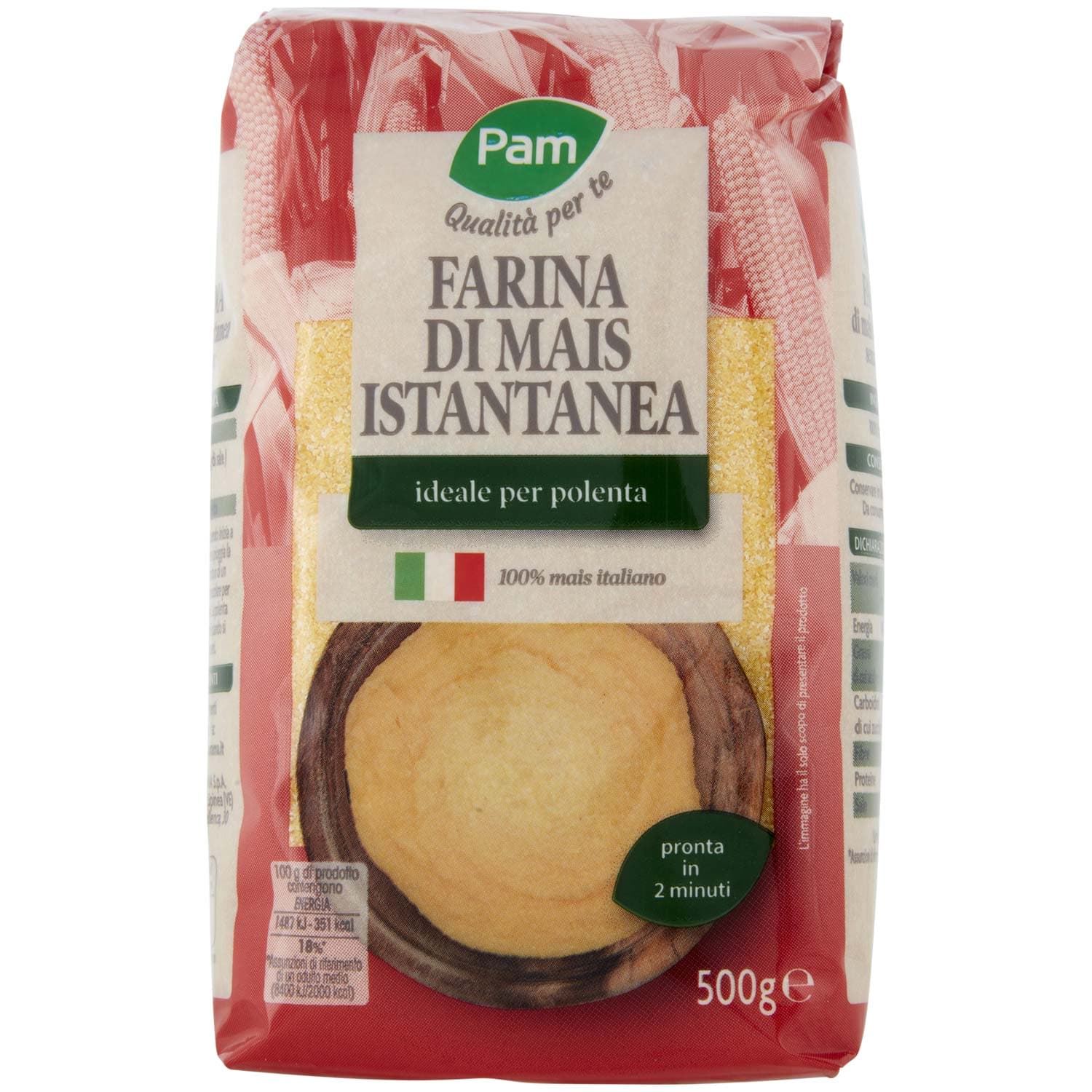 PAM Qualità per te Farina di Mais Istantanea 500 g – immagine 3