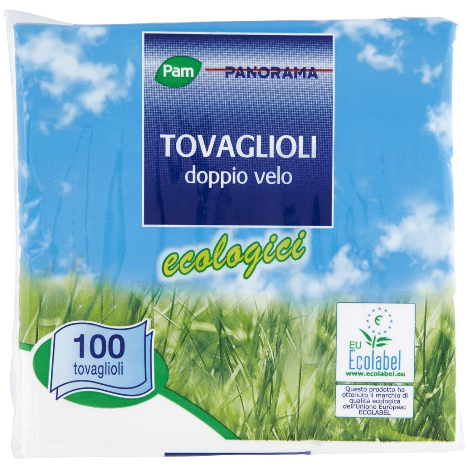 PAM PANORAMA Tovaglioli doppio velo ecologici 100 pz – immagine 3