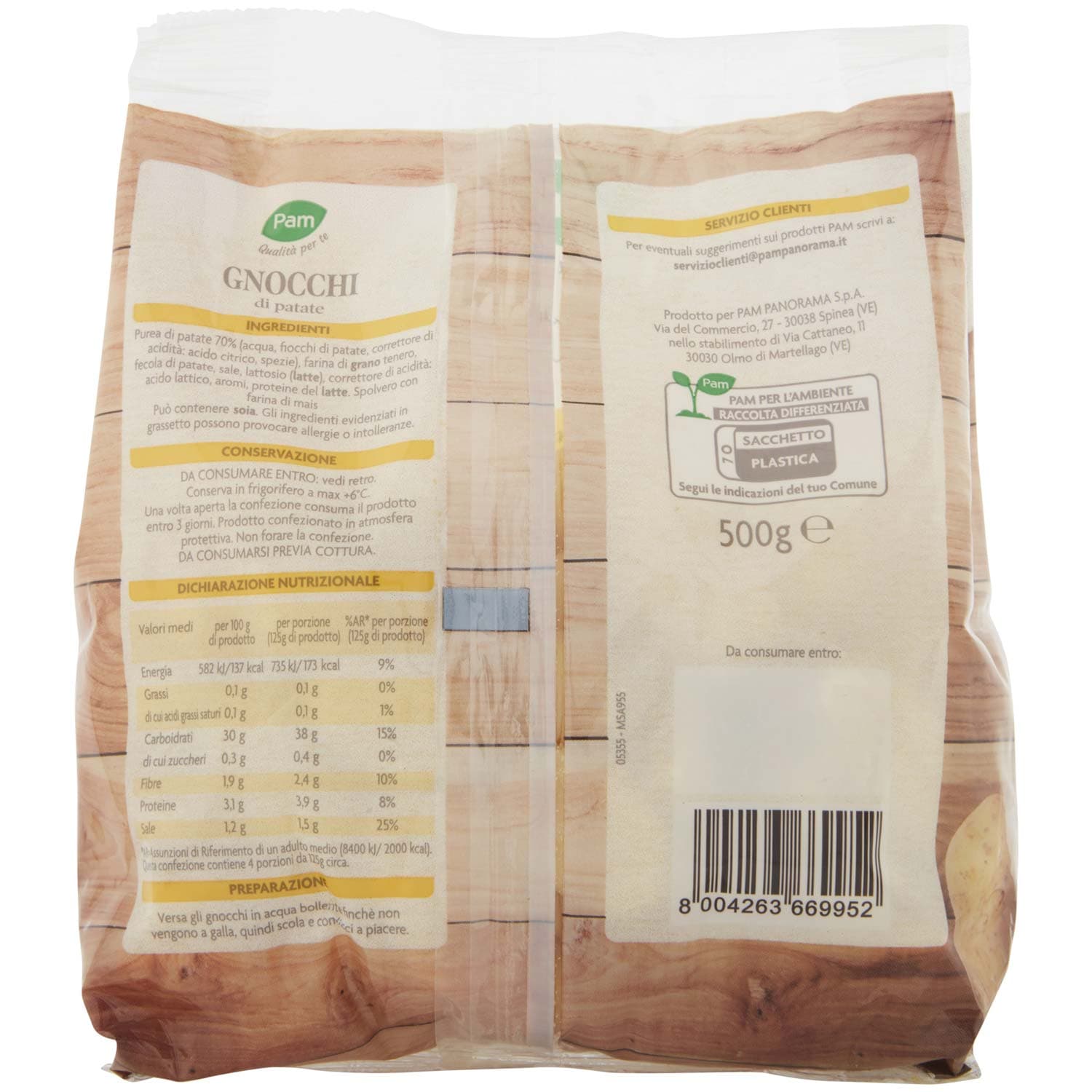 PAM Qualità per te Gnocchi di patate 500 g – immagine 5