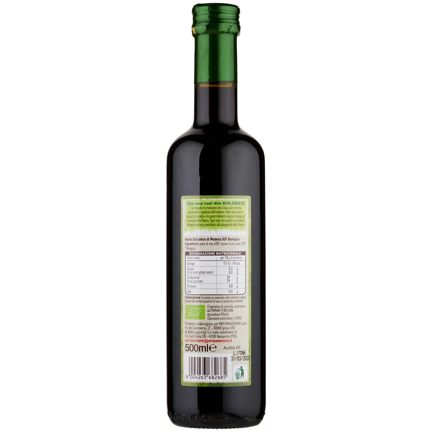BIO Aceto Balsamico di Modena IGP 500 ml – immagine 5