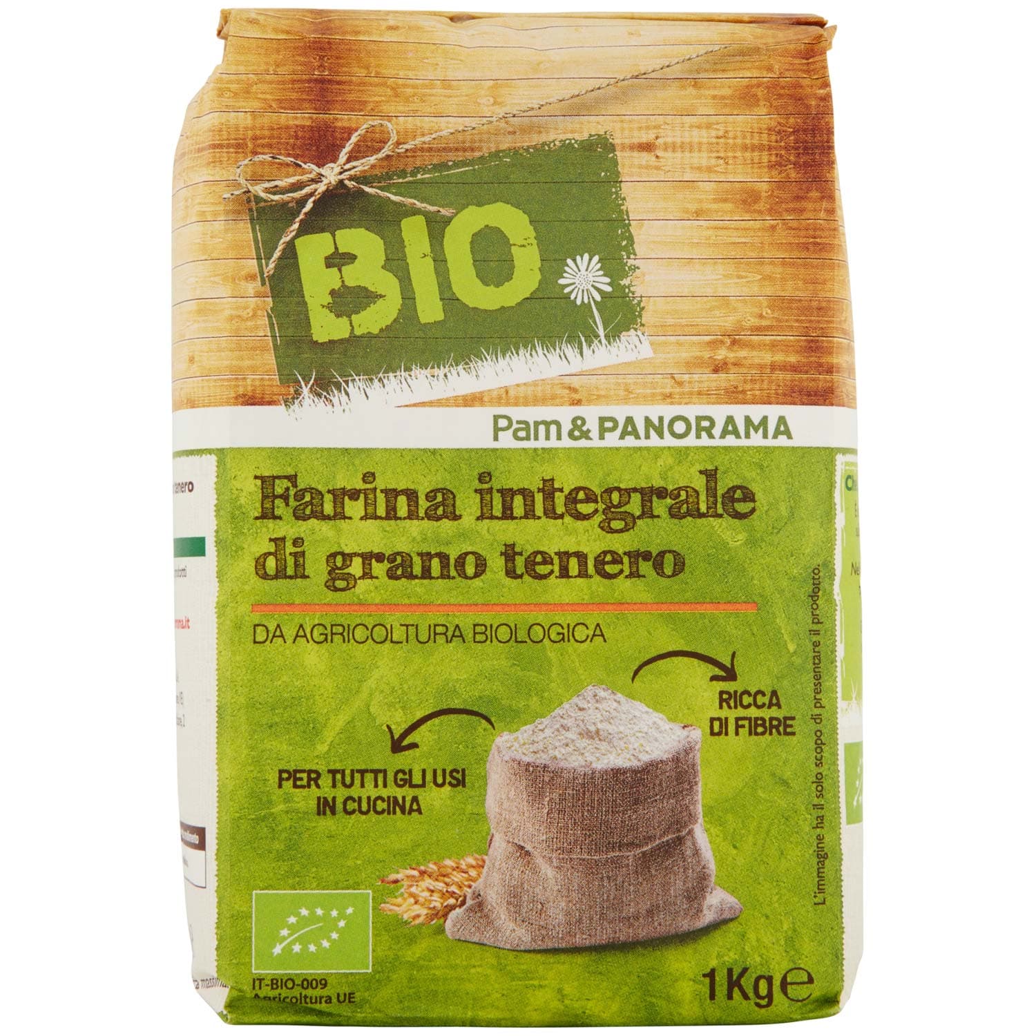 BIO Farina integrale di grano tenero 1 kg – immagine 3
