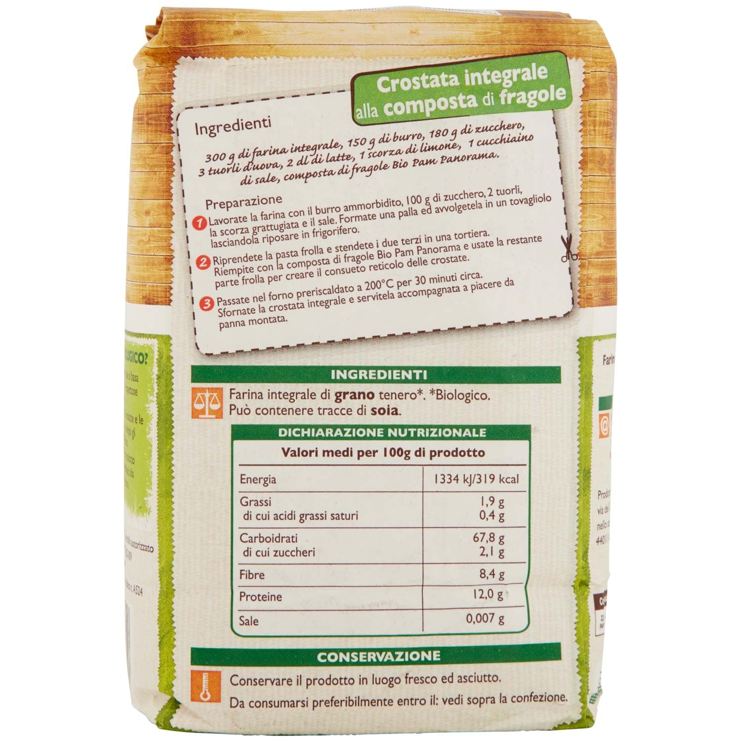 BIO Farina integrale di grano tenero 1 kg – immagine 5