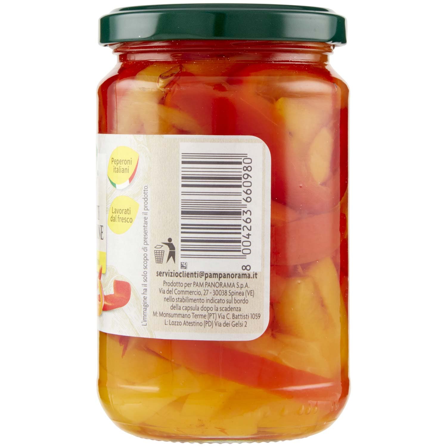 PAM PANORAMA Peperoni a Filetti in Aceto di Vino 300 g – immagine 6
