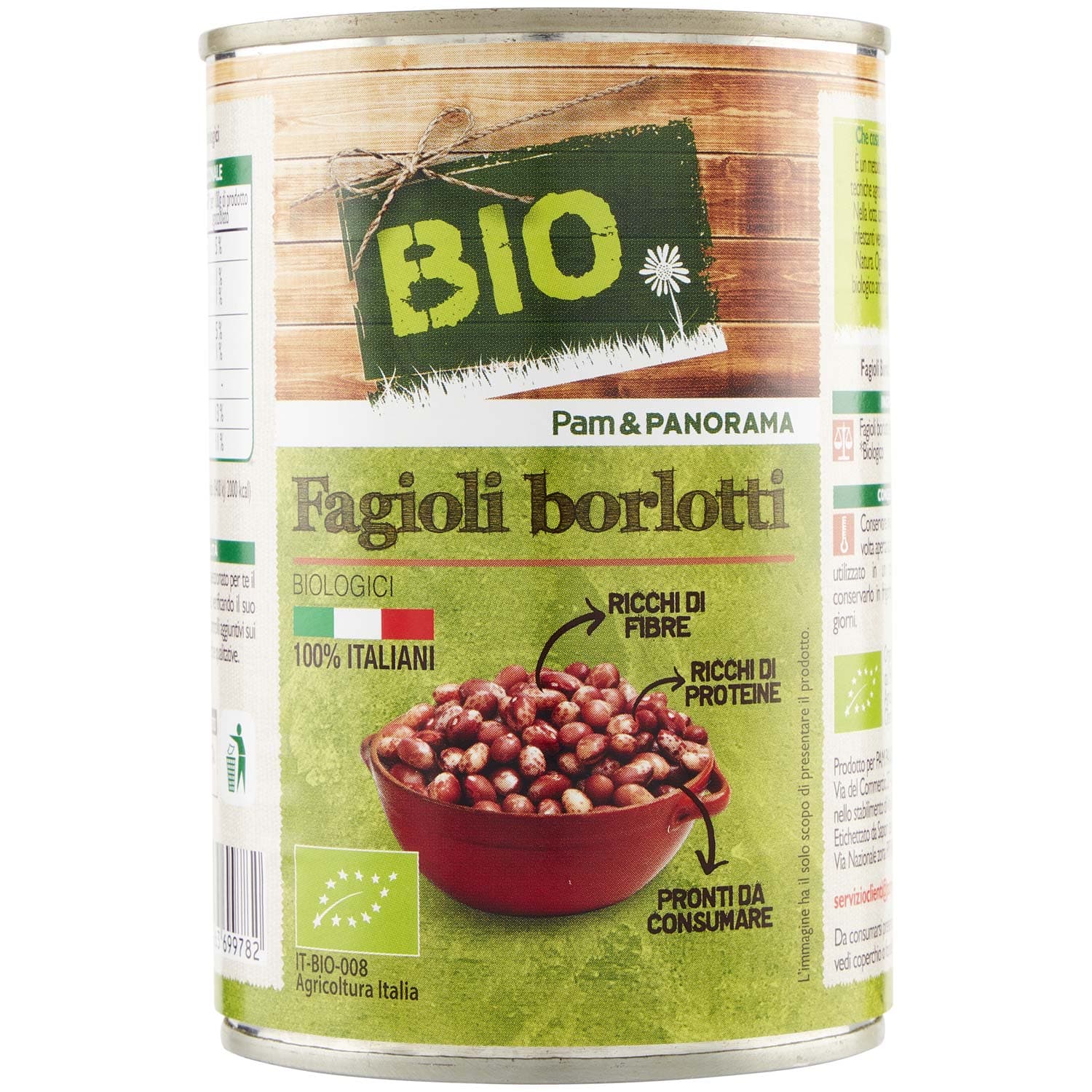 BIO Fagioli borlotti Biologici 400 g – immagine 3