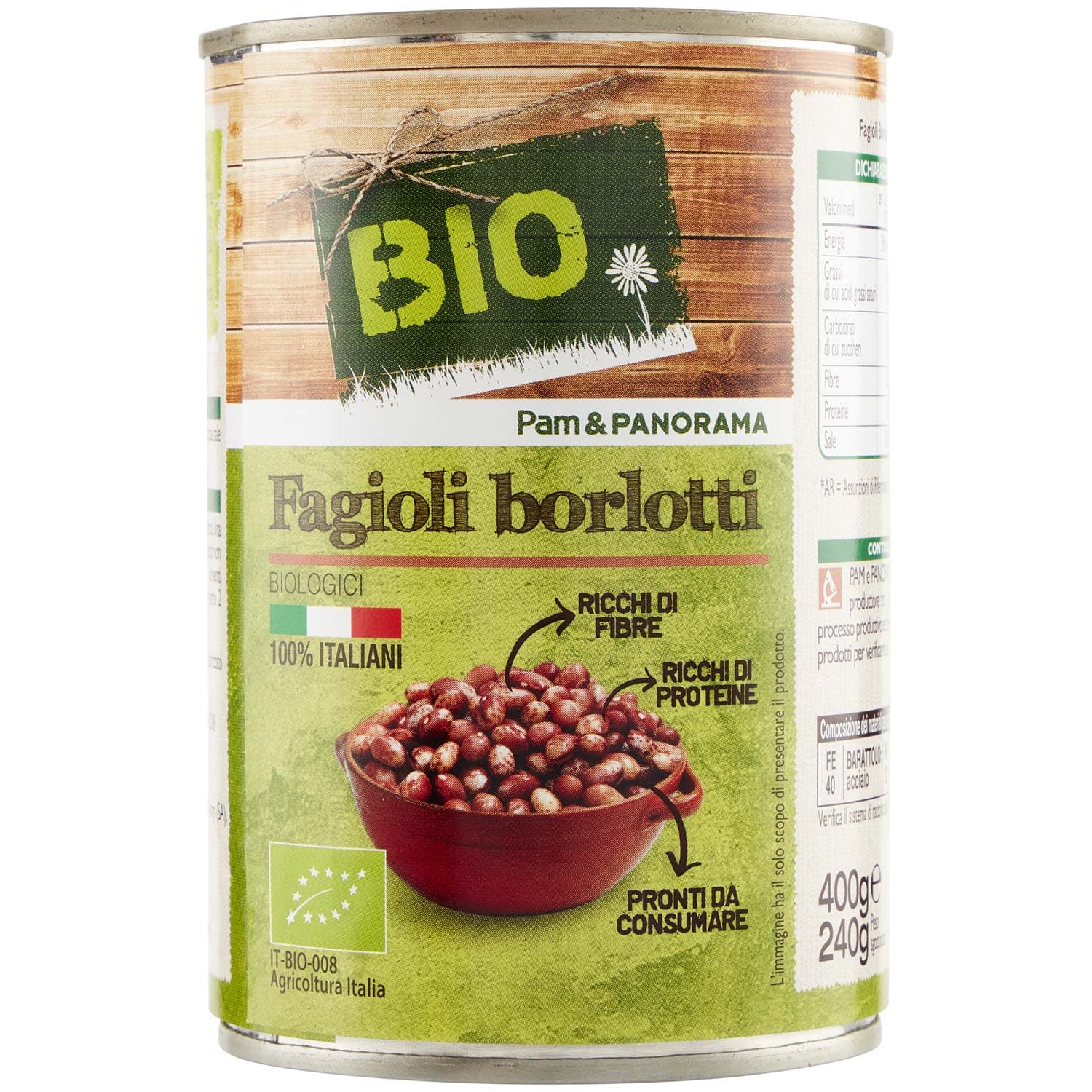 BIO Fagioli borlotti Biologici 400 g – immagine 5