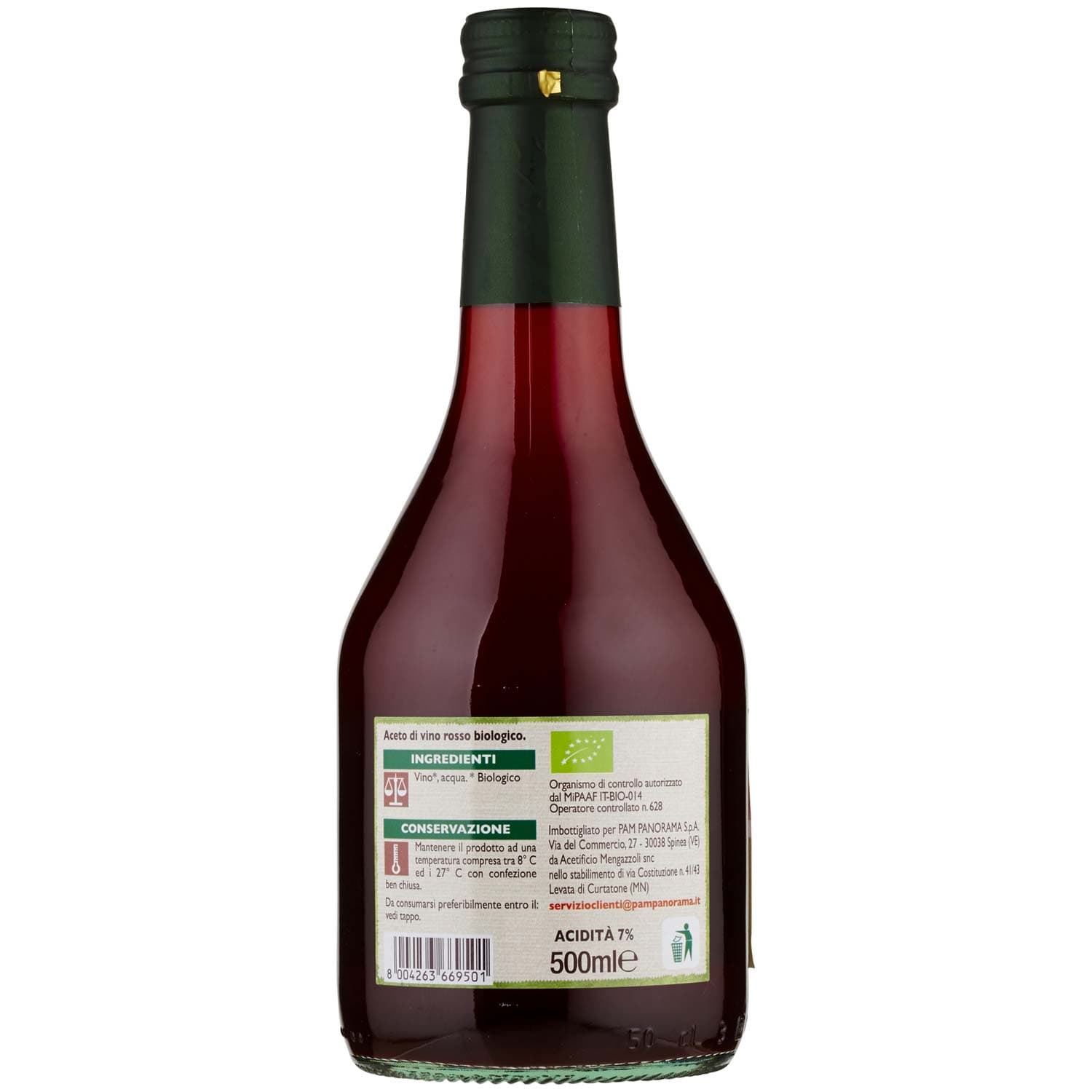 BIO Aceto di vino rosso 500 ml – immagine 5