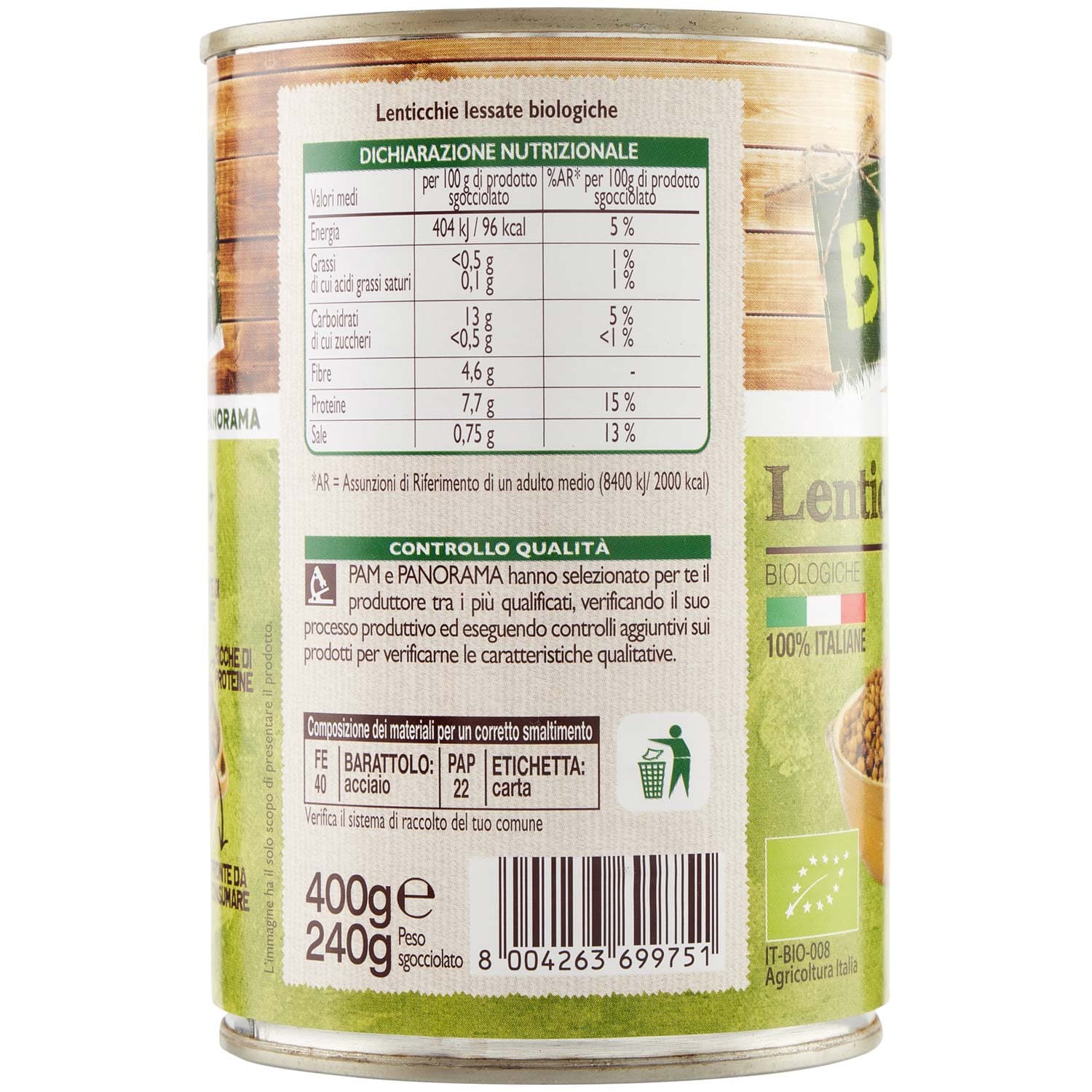 BIO Lenticchie Biologiche 400 g – immagine 4