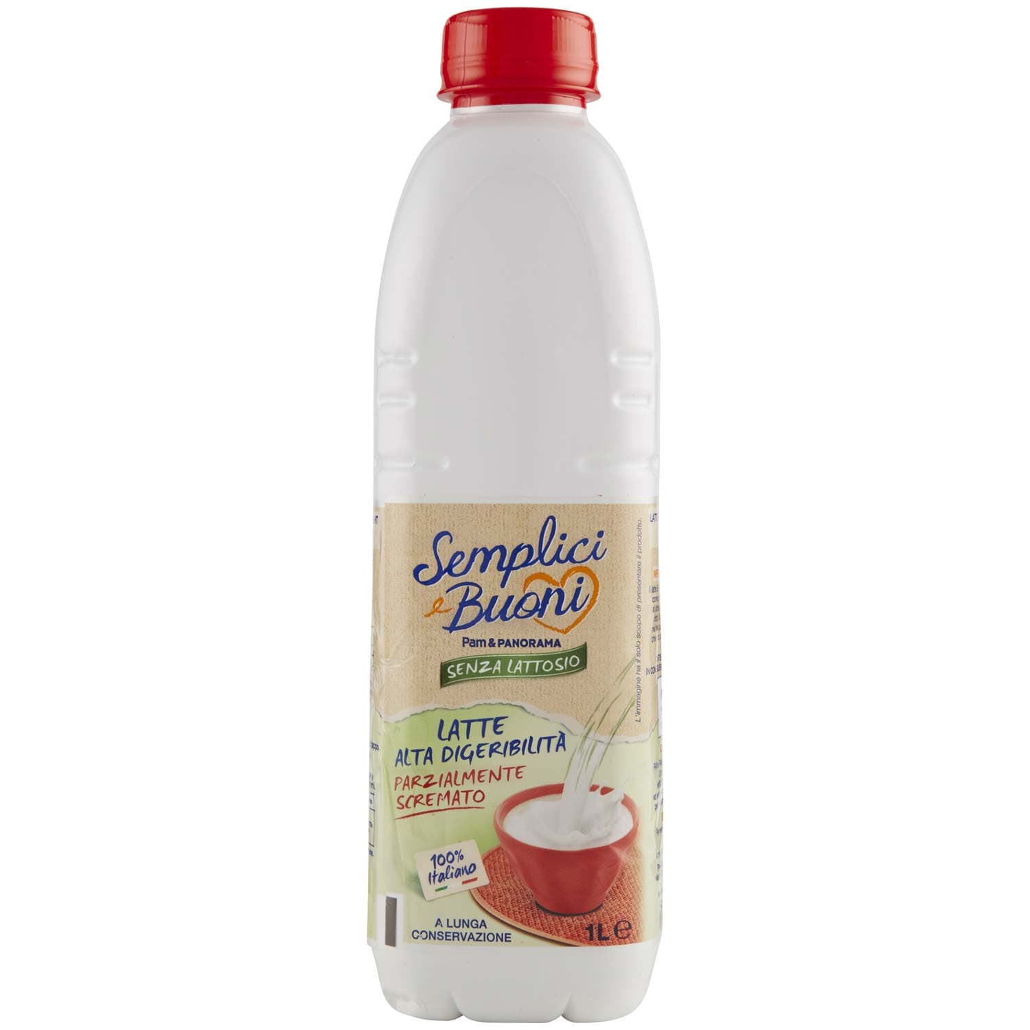 SEMPLICI E BUONI Senza Lattosio Latte Alta Digeribilità Parzialmente Scremato UHT 1L – immagine 5
