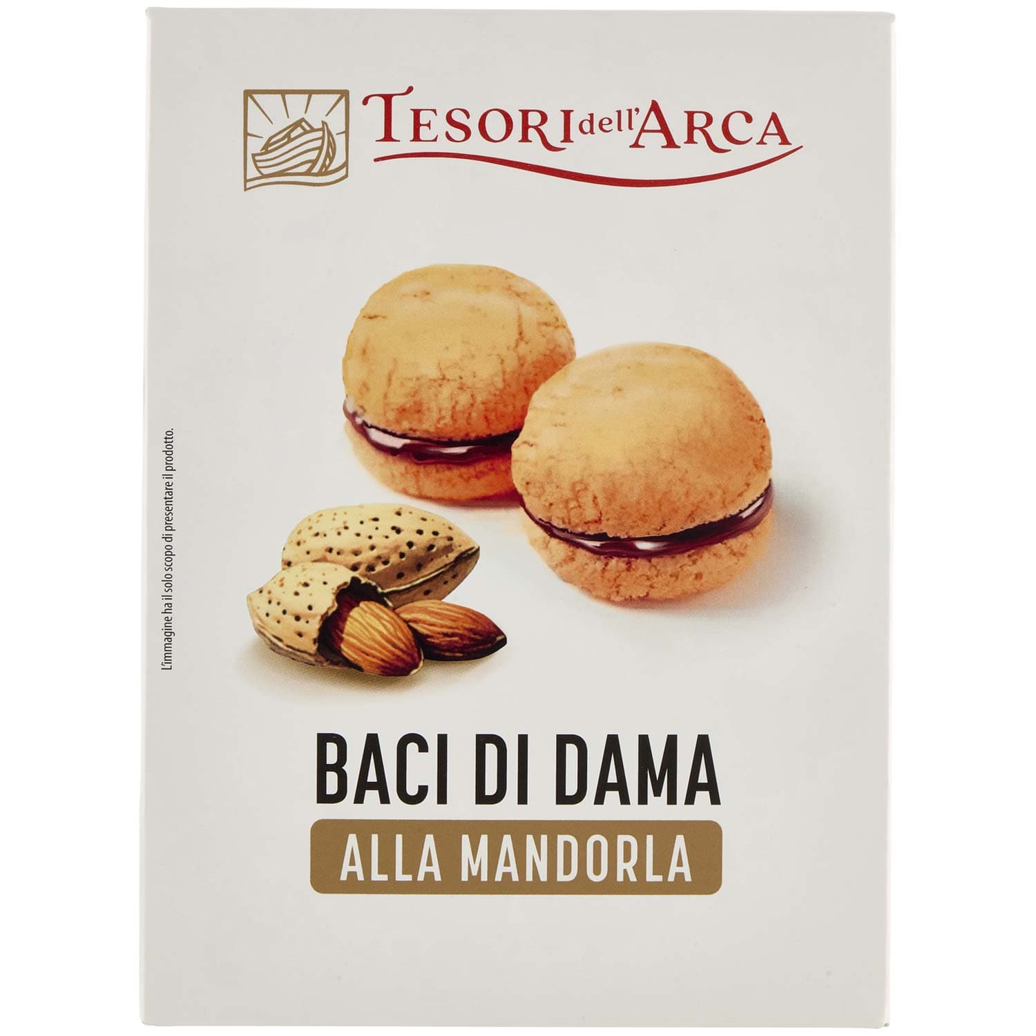 Tesori dell'arca baci di dama alla mandorla 150 g – immagine 3