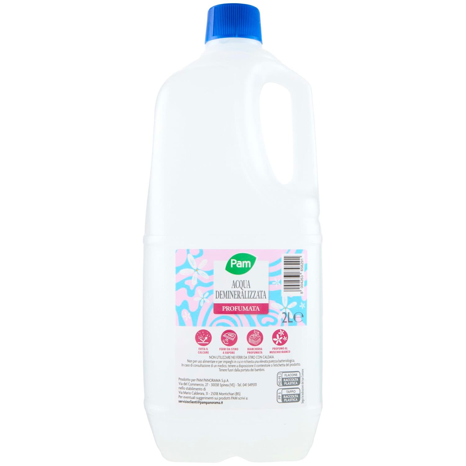 PAM PANORAMA Acqua demineralizzata profumata al muschio bianco 2 litri – immagine 3