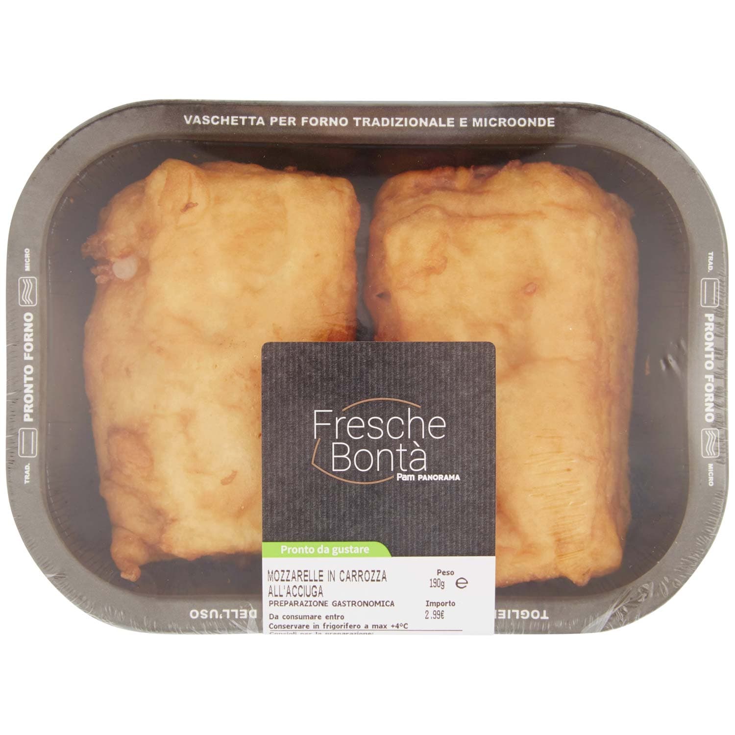 FRESCHE BONTÁ Mozzarelle in Carrozza all'Acciuga 190 g – immagine 3