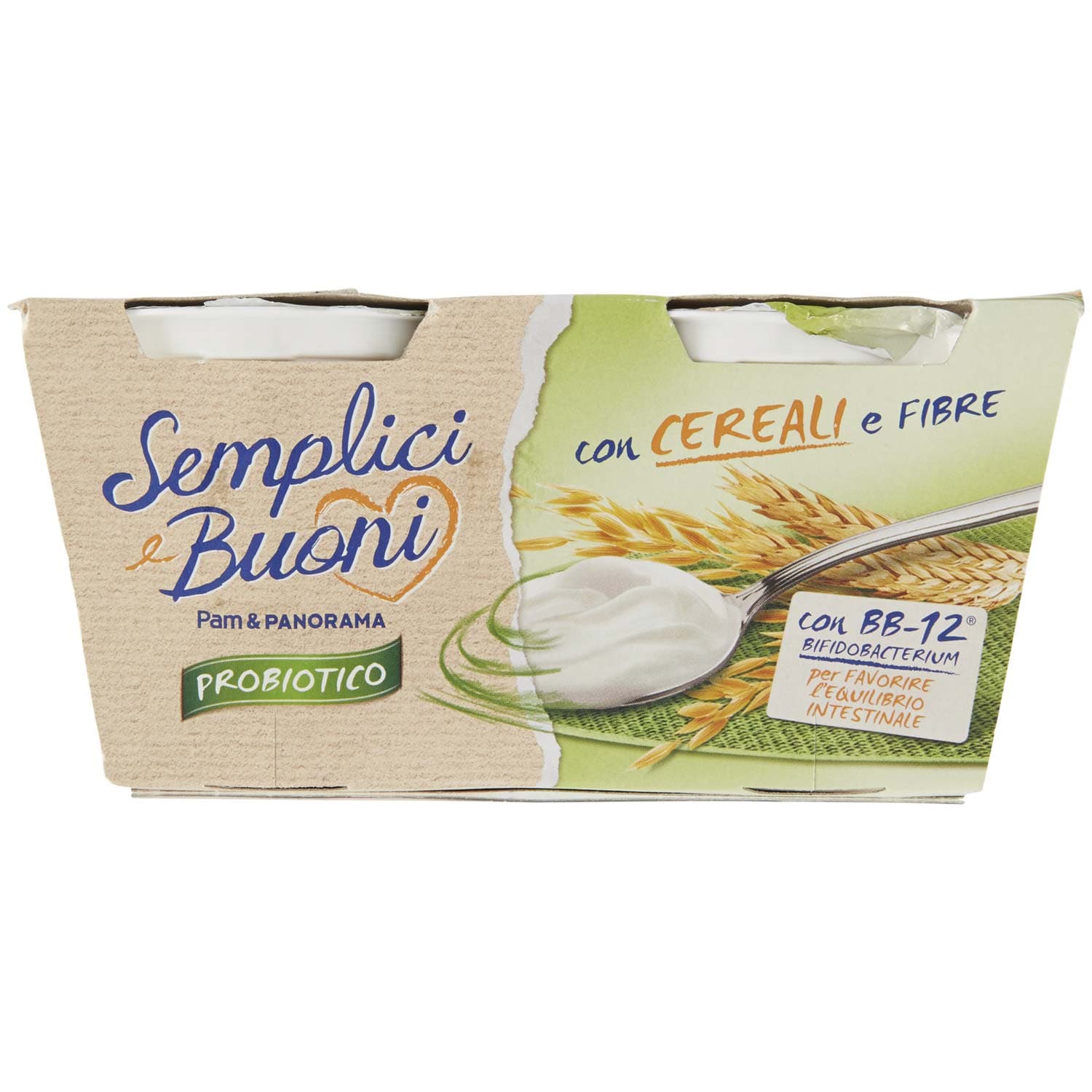 SEMPLICI E BUONI Probiotico con Cereali e Fibre 250g (2x125g) – immagine 3