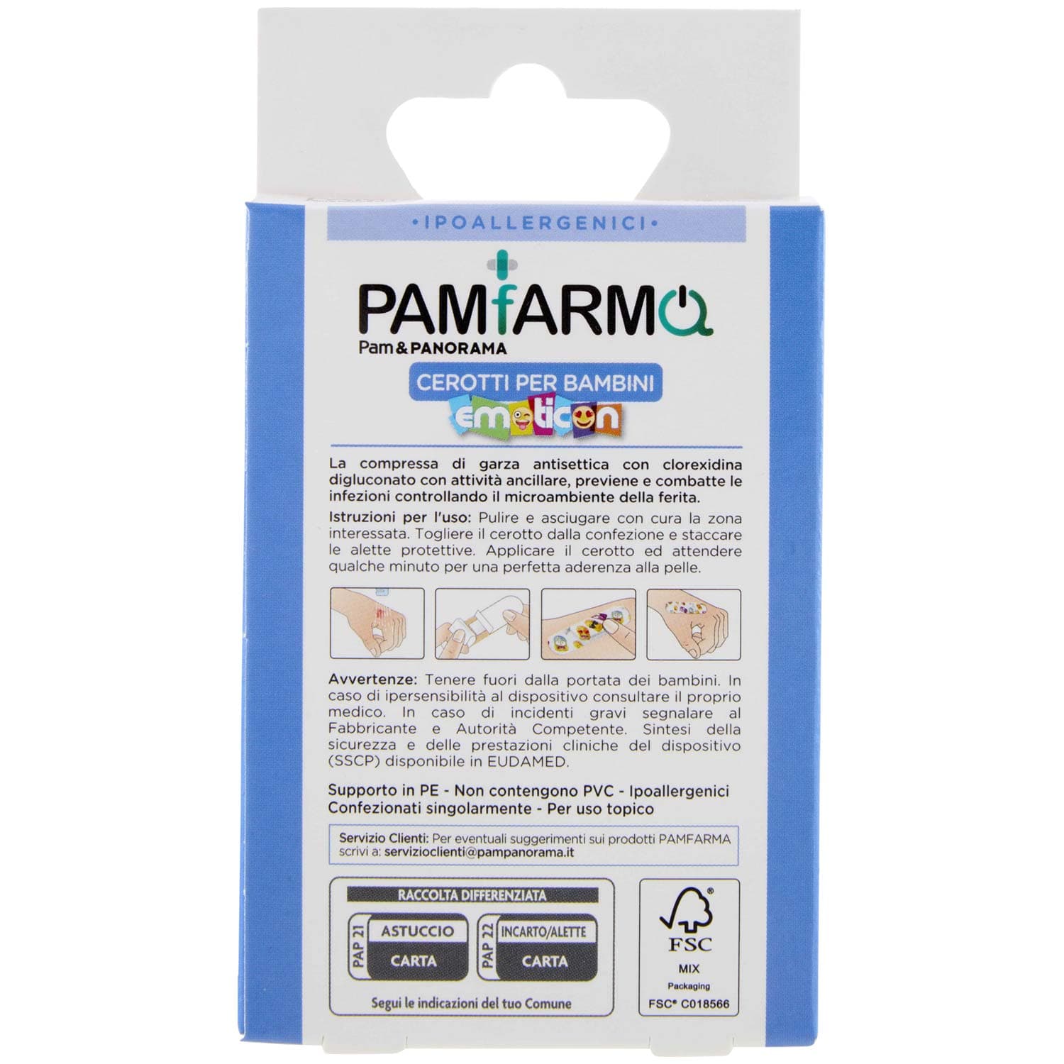 PAM PANORAMA Cerotti Kids 1 Formato cm 7x2 20 pz – immagine 5