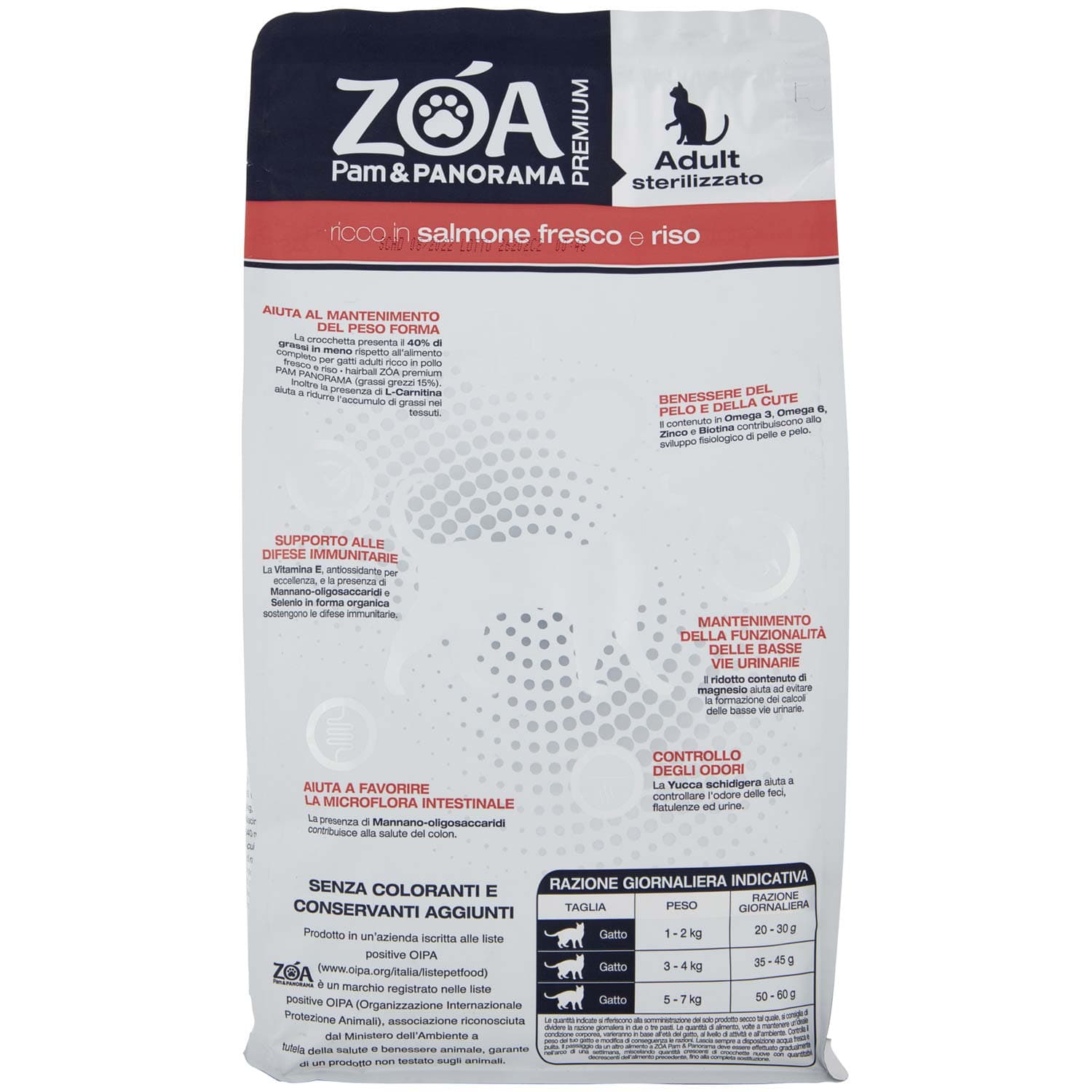 ZOA PREMIUM Adult sterilizzato ricco in salmone fresco e riso 1,5 kg – immagine 5