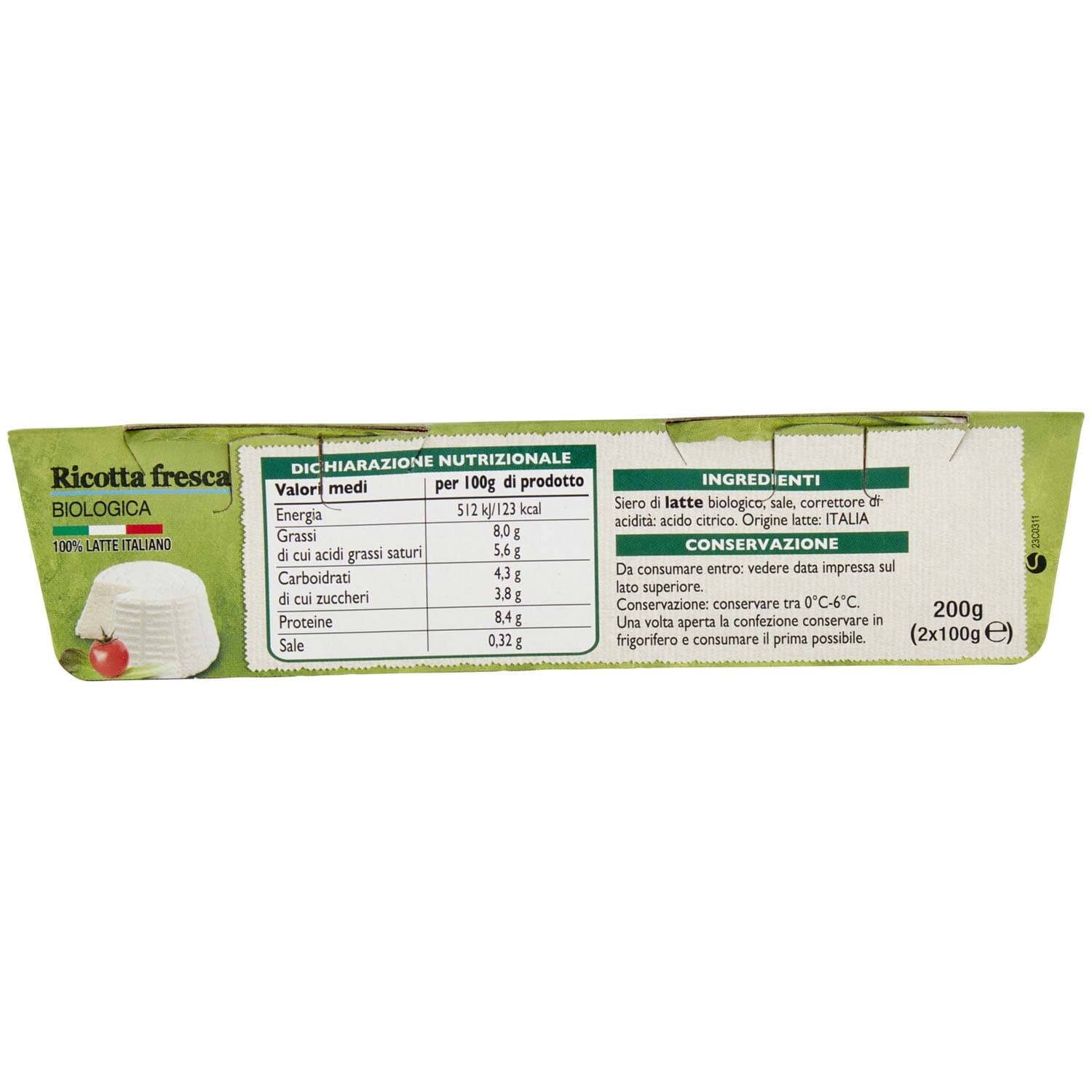 BIO Ricotta fresca 2 x 100 g – immagine 8